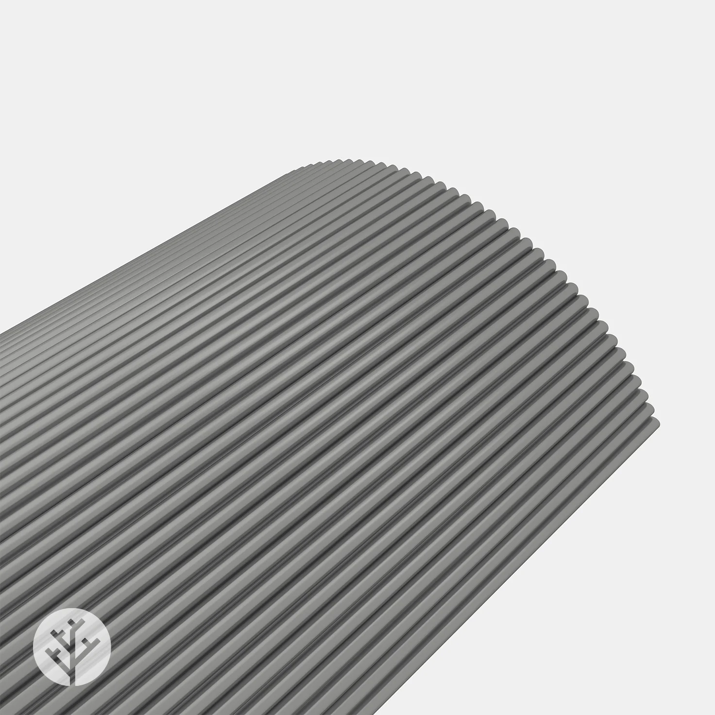Flutto® Grey Mini-Ridge Flexible Tambour Wood Panels - Image 7