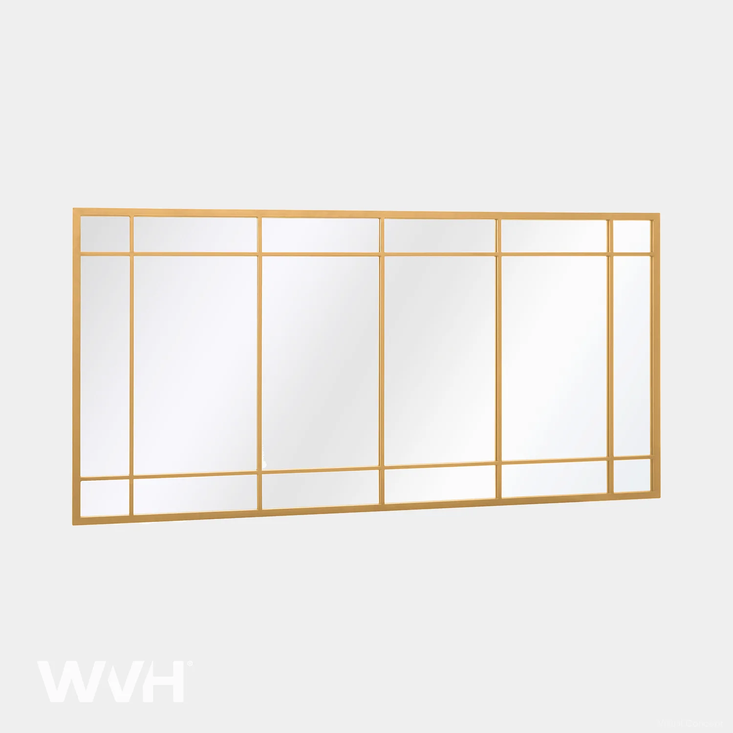 WVH® | The Industrial Wide Pane | Metal Frame Leaner and Wall-Mountable Mirrors - Image 6