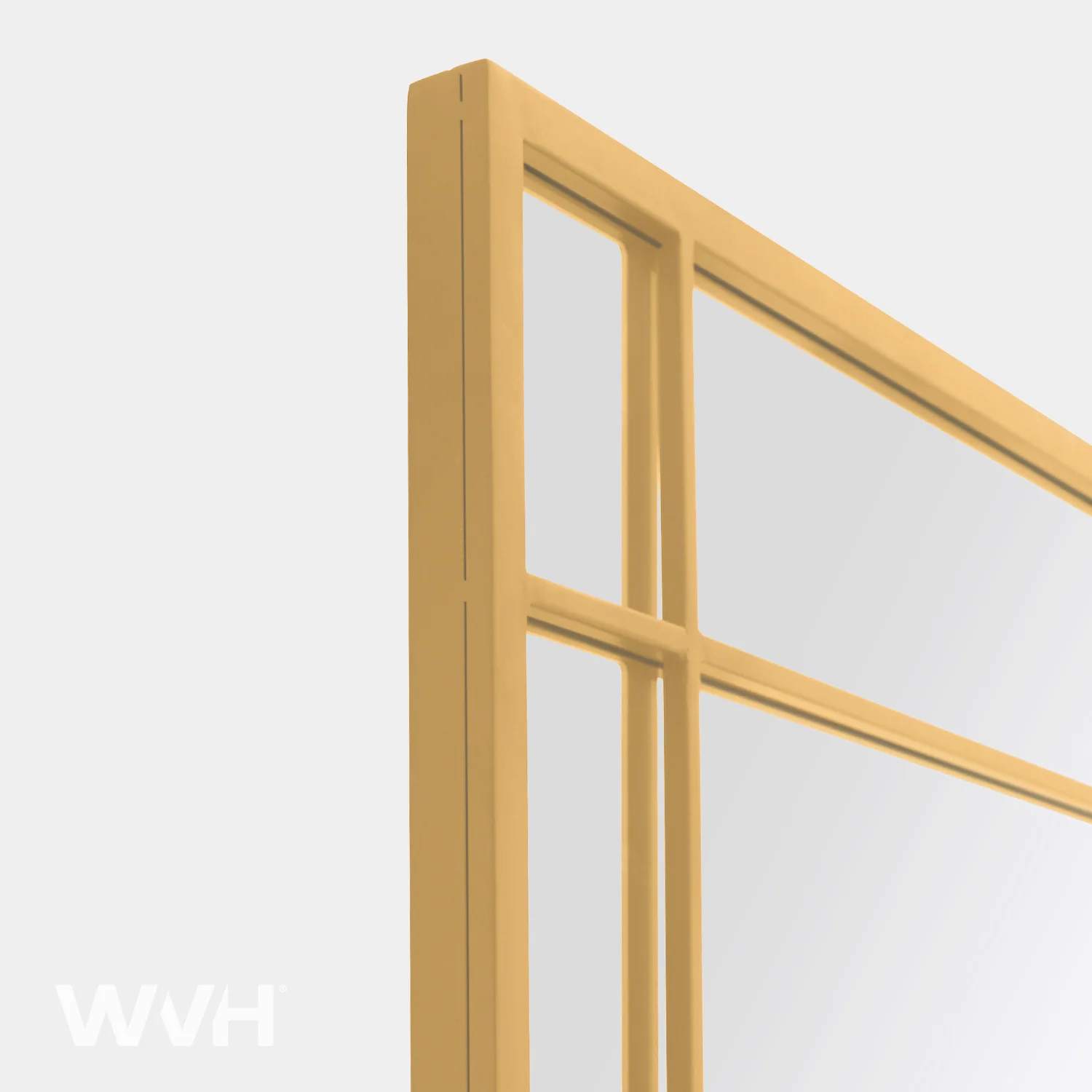 WVH® | The Industrial Wide Pane | Metal Frame Leaner and Wall-Mountable Mirrors - Image 8