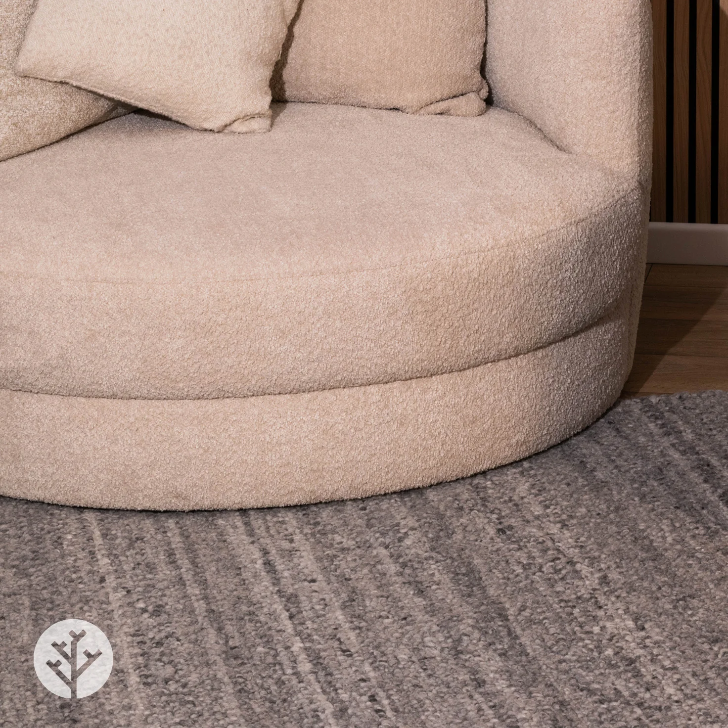 Linear Steel Grey Luxury Rug | WVH® - Image 6