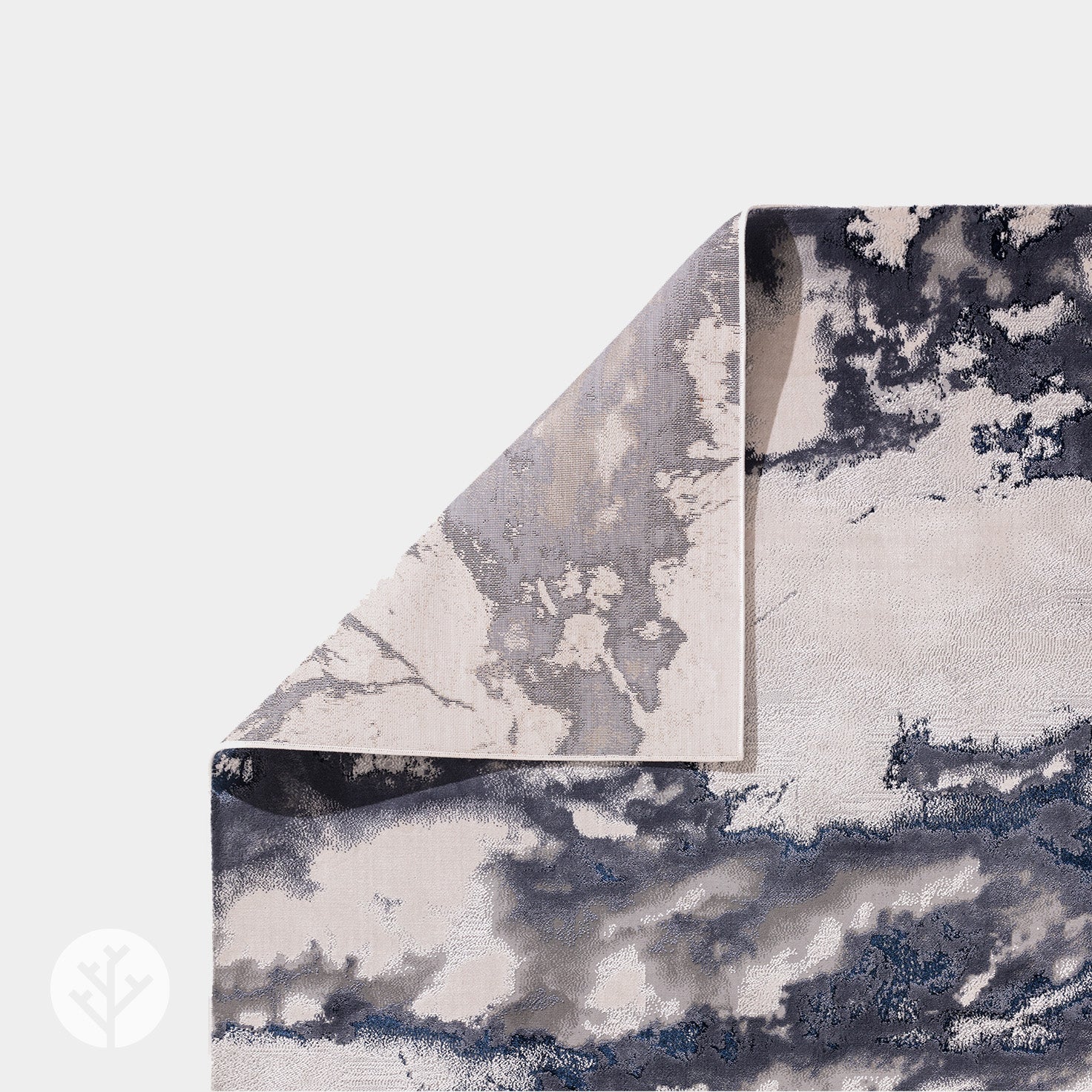 Marble Blue Storm Luxury Rug | WVH® - Image 4