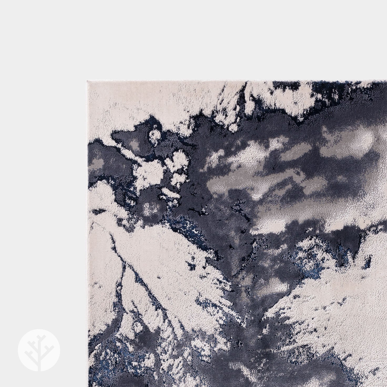 Marble Blue Storm Luxury Rug | WVH® - Image 5