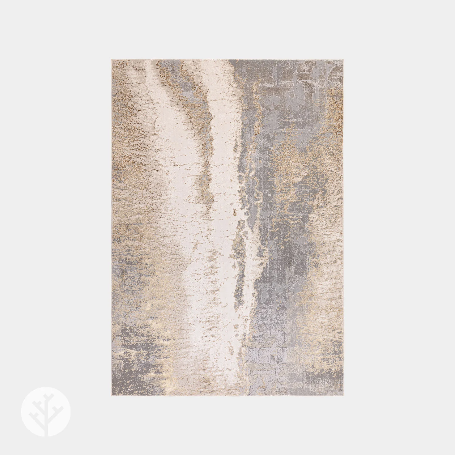 Marble Gold Cliff Luxury Rug | WVH® - Image 2