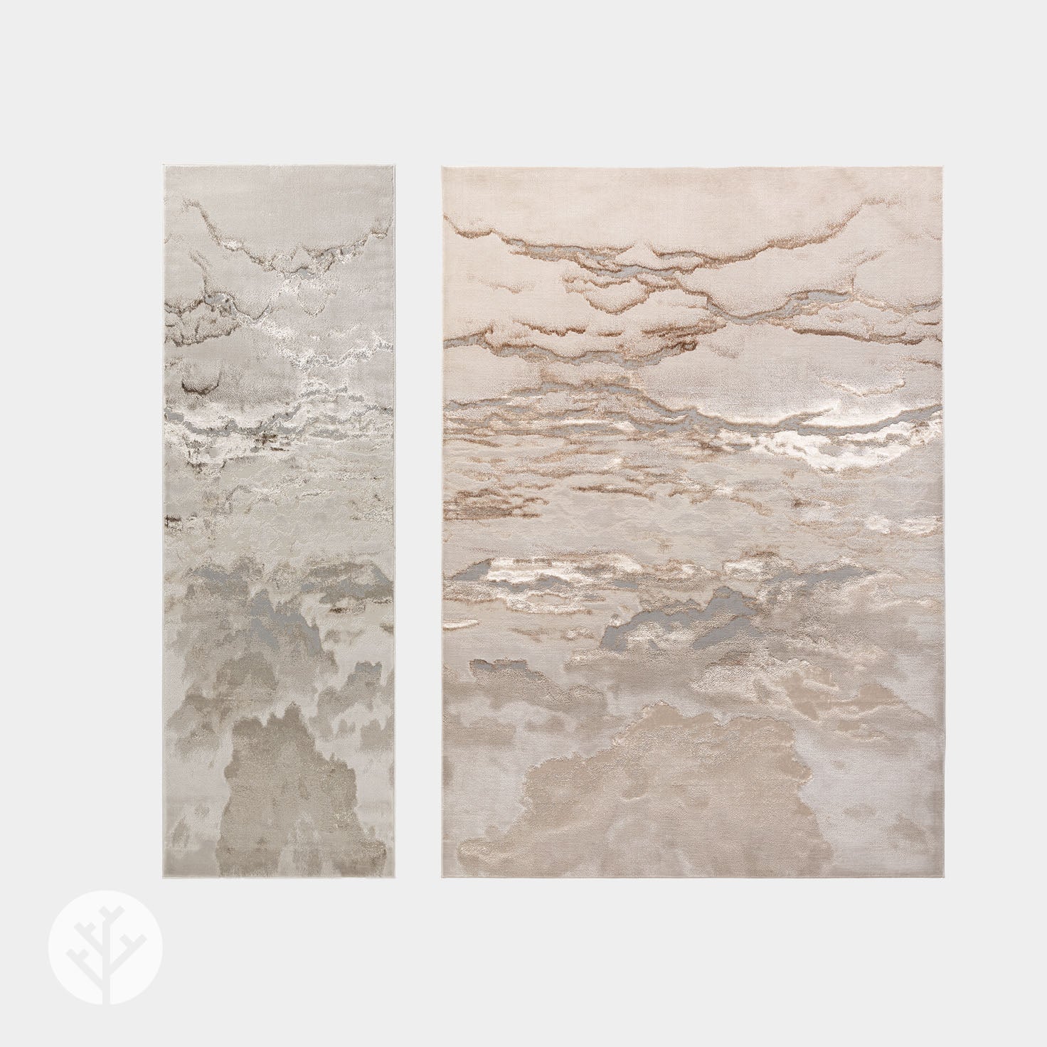 Marble Gold Linea Luxury Rug | WVH® - Image 2