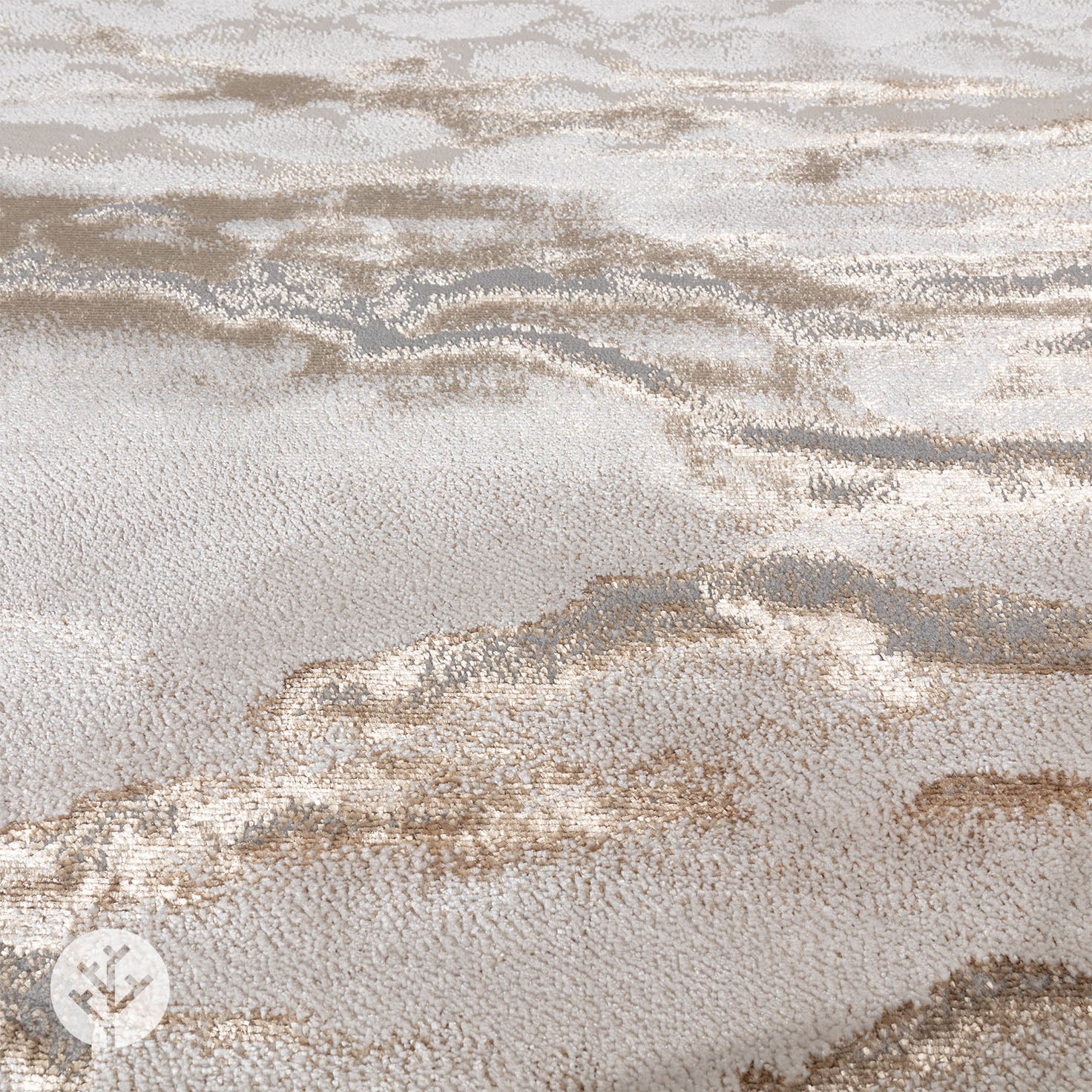 Marble Gold Linea Luxury Rug | WVH® - Image 3