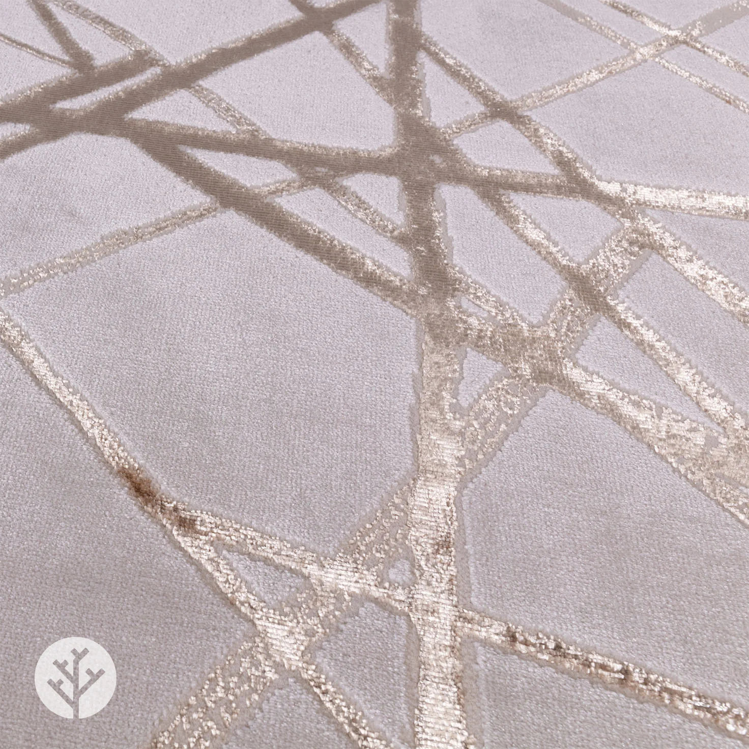 Marble Gold Mica Luxury Rug | WVH® - Image 3