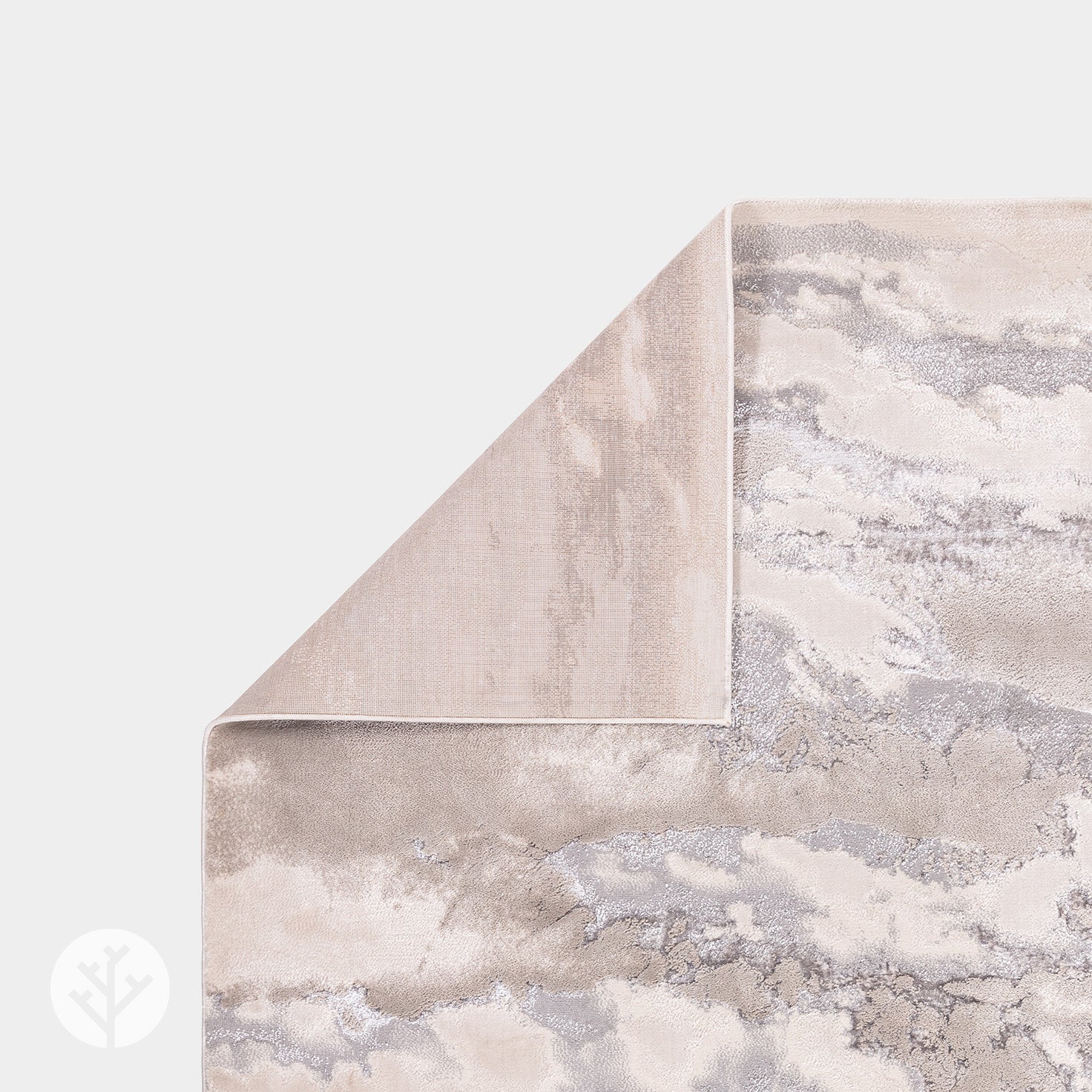 Marble Silver Cloud Luxury Rug | WVH® - Image 4