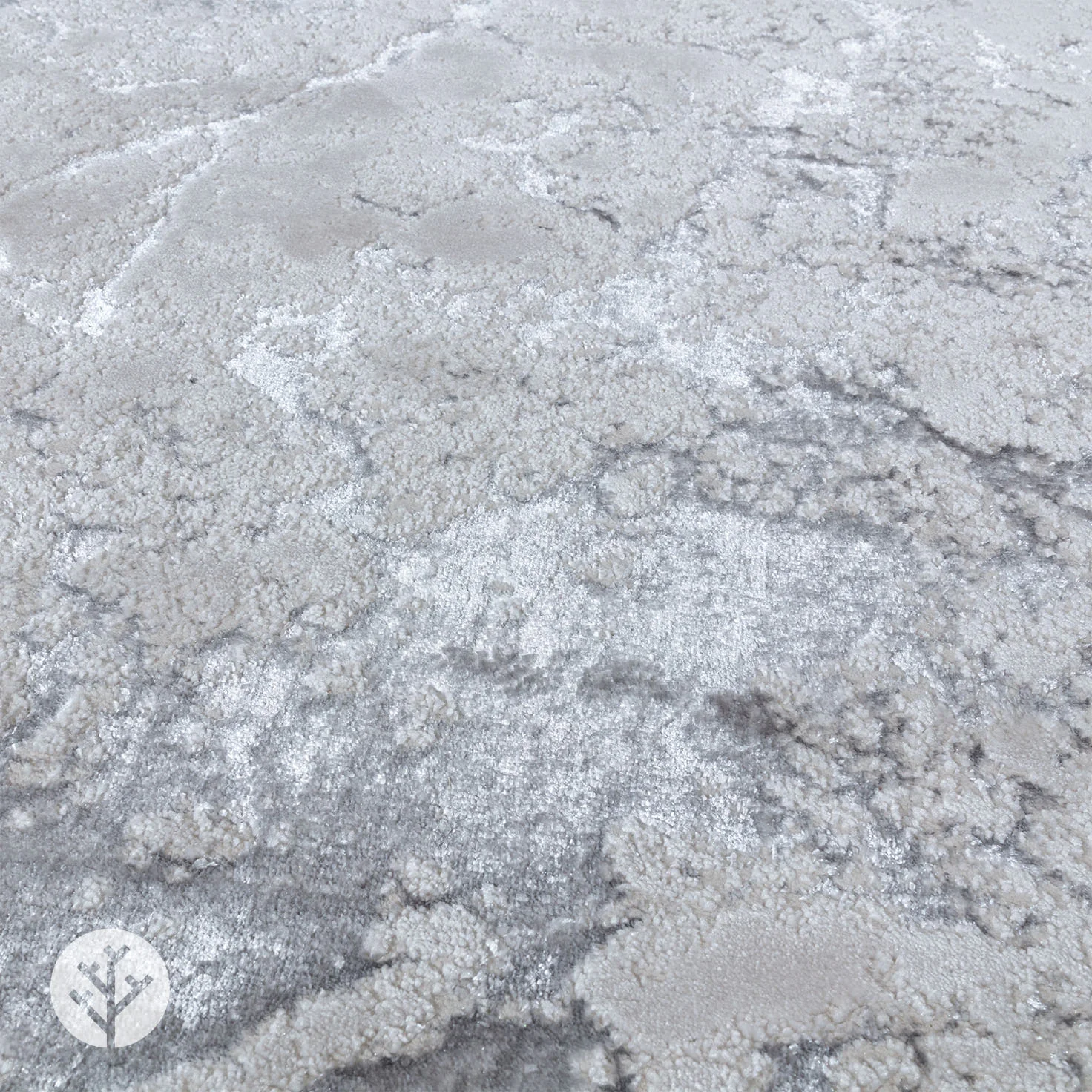 Marble Silver Solar Luxury Rug | WVH® - Image 3