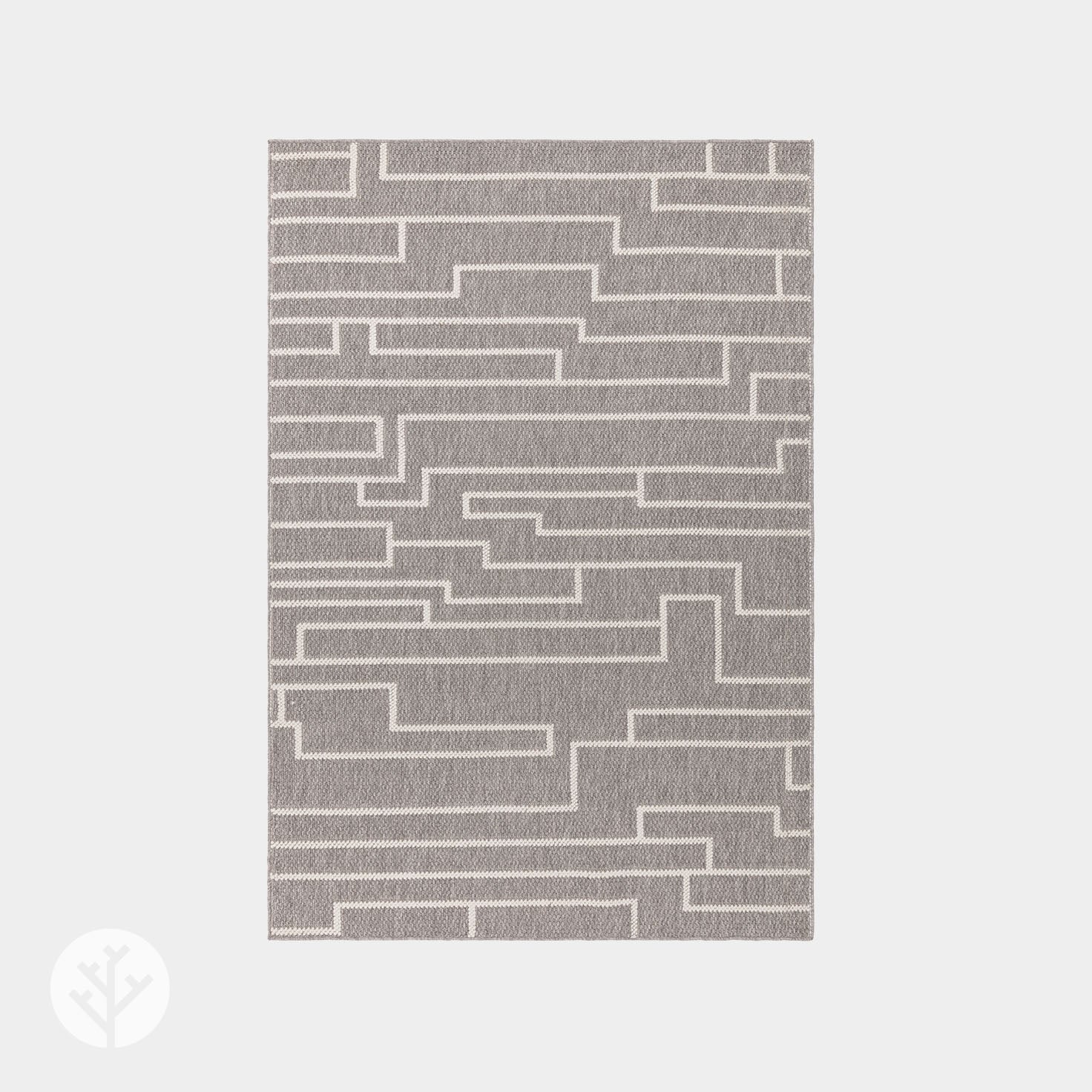 Matrix Grey Track Luxury Rug | WVH® - Image 2