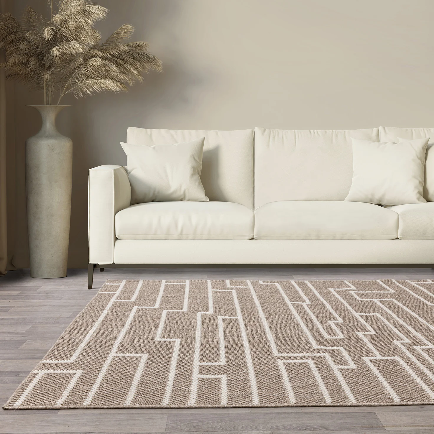 Matrix Sand Track Luxury Rug | WVH®