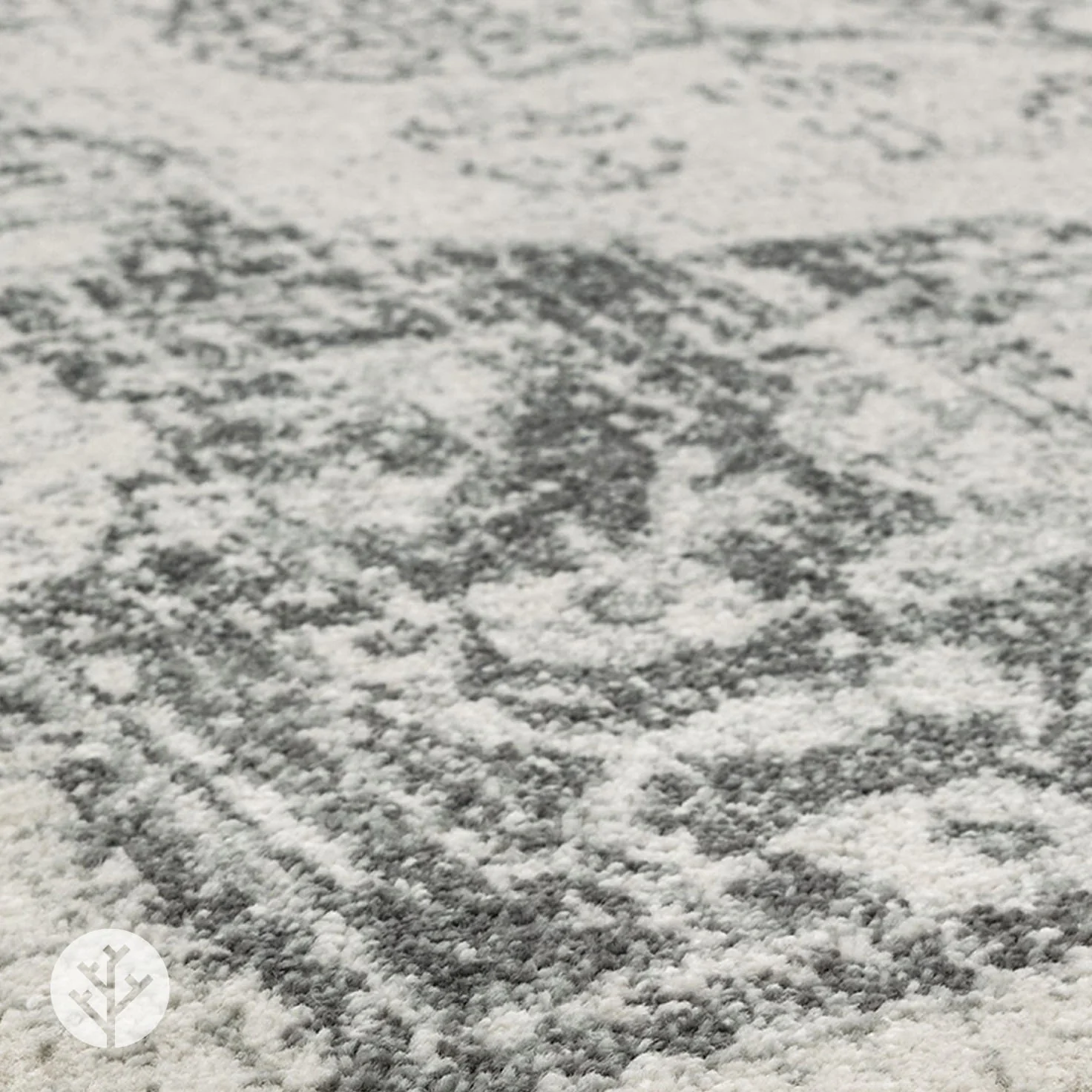 Moderni Ivory Medallion Luxury Rug | WVH® - Image 3