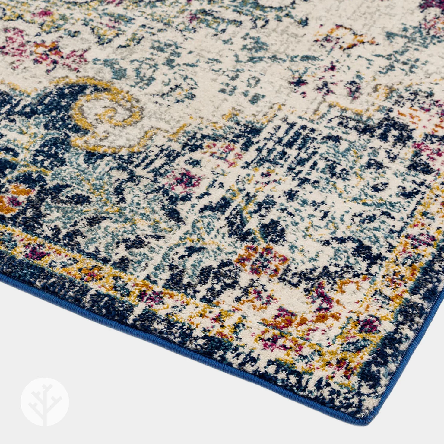 Moderni Multicoloured Medallion Luxury Rug | WVH® - Image 5