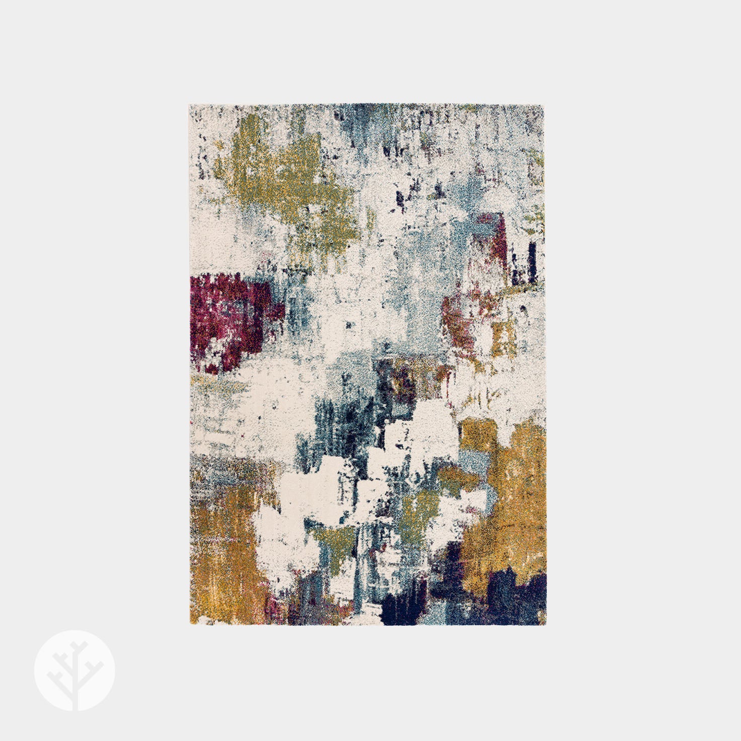 Moderni Mustard Multi Luxury Rug | WVH® - Image 2