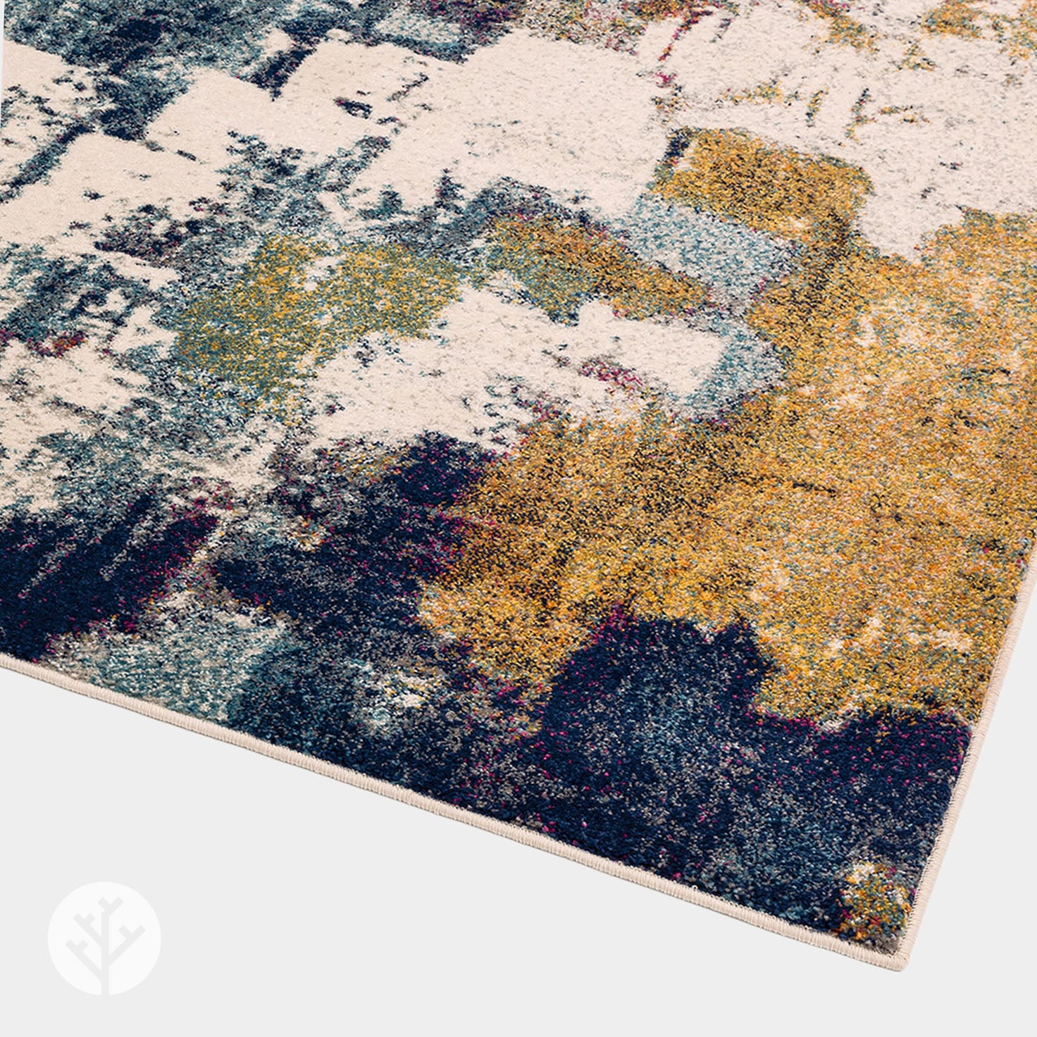 Moderni Mustard Multi Luxury Rug | WVH® - Image 5