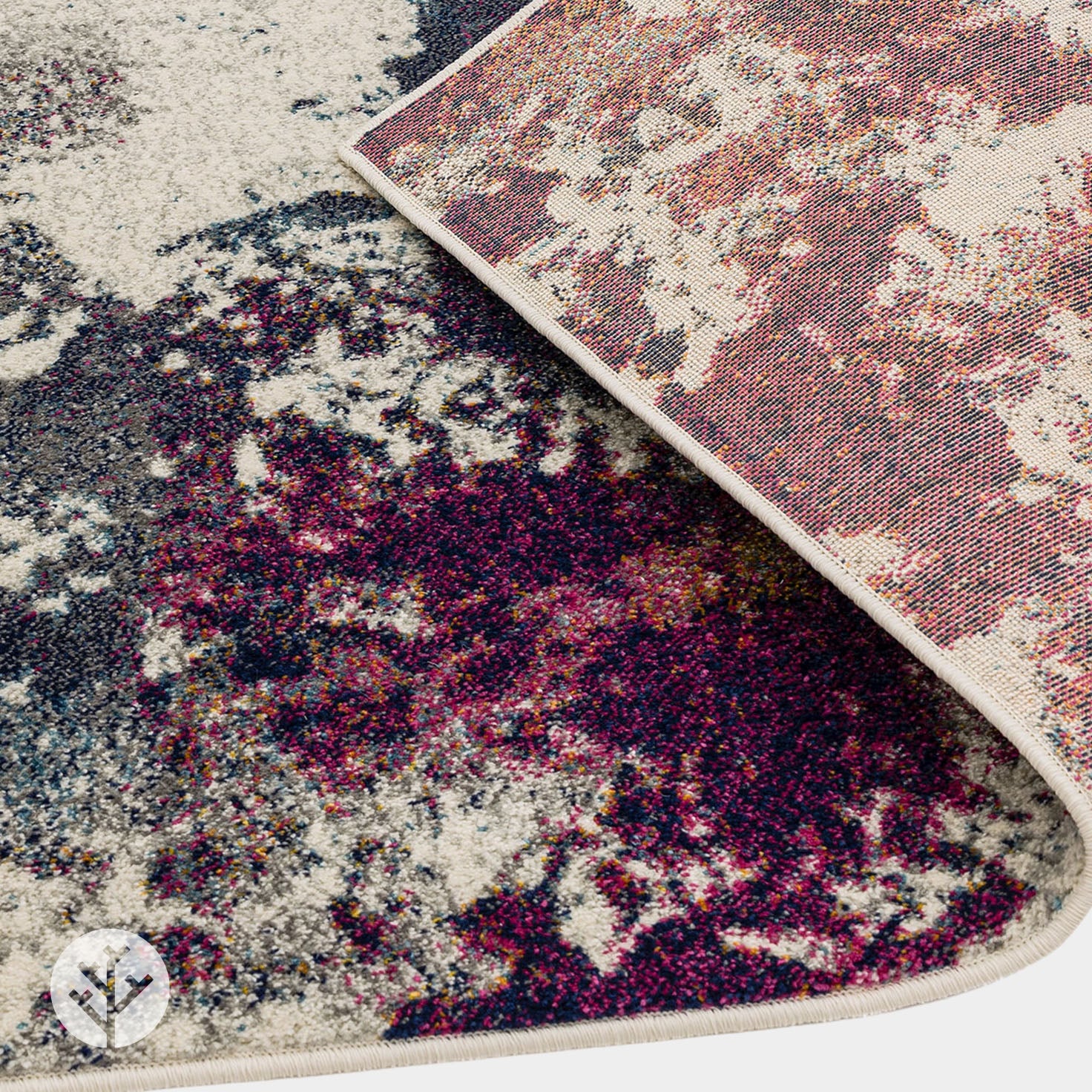 Moderni Navy Multi Luxury Rug | WVH® - Image 4