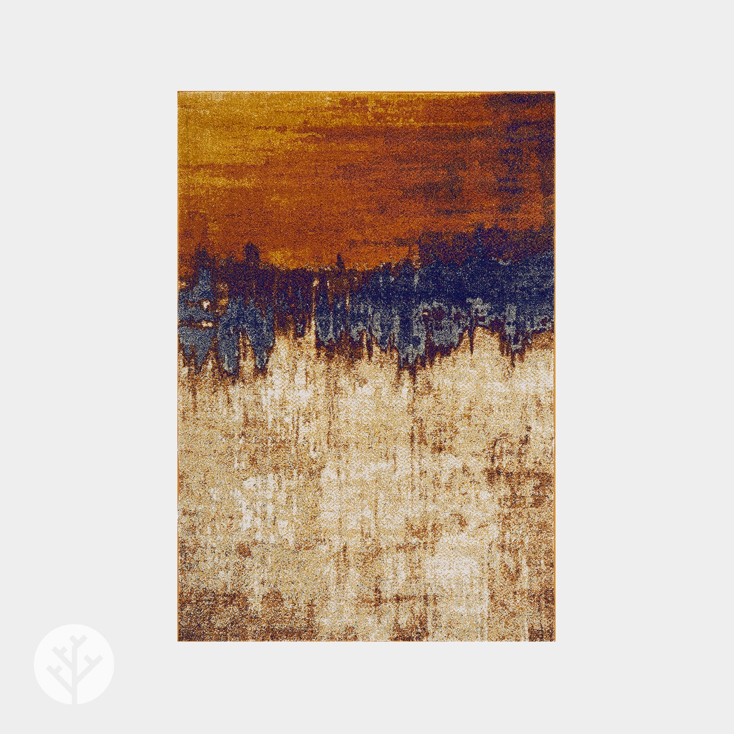 Moderni Orange Blaze Luxury Rug | WVH® - Image 2