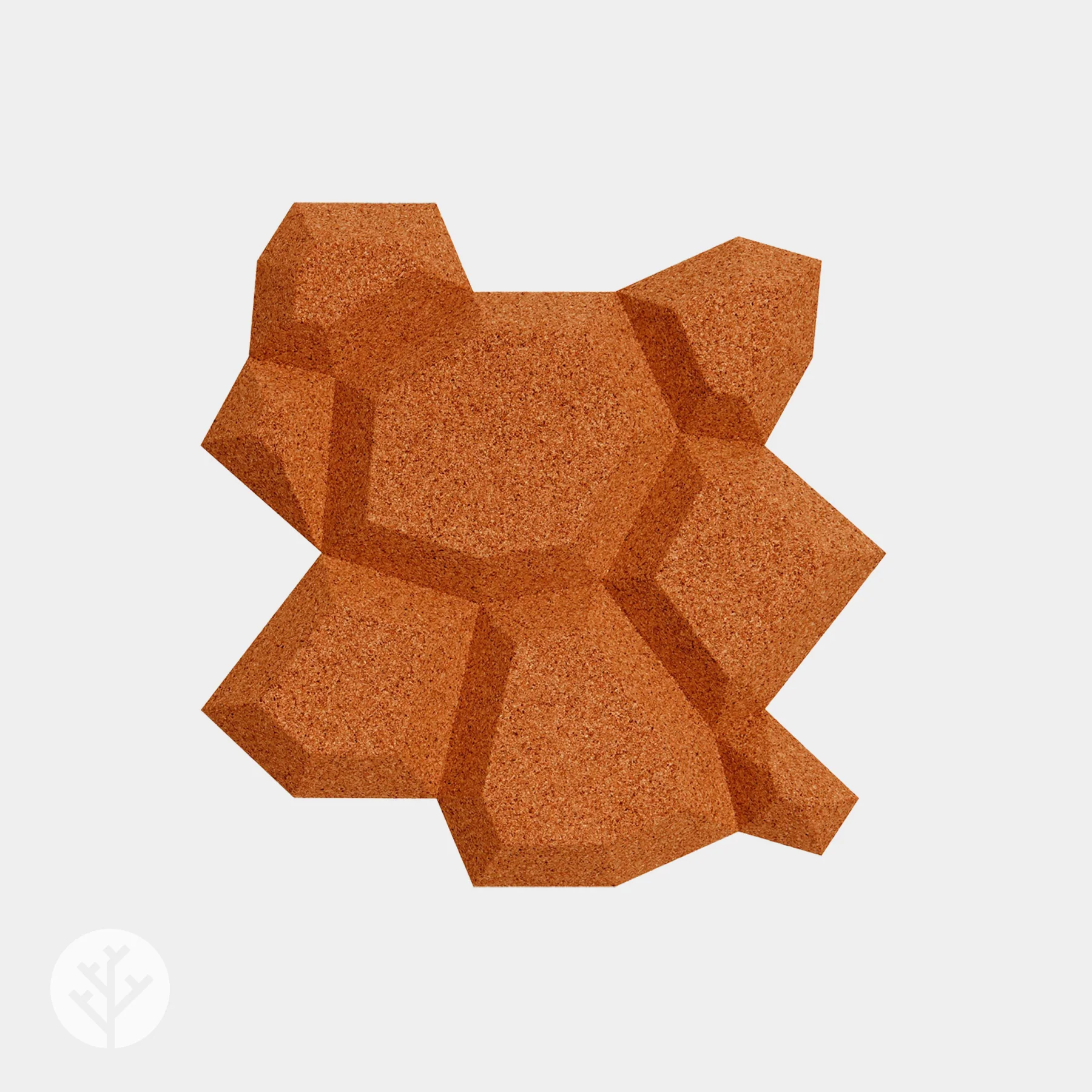 Muratto® Organic Beehive Honeycomb Pattern Luxury Cork Wall Tiles - Image 6