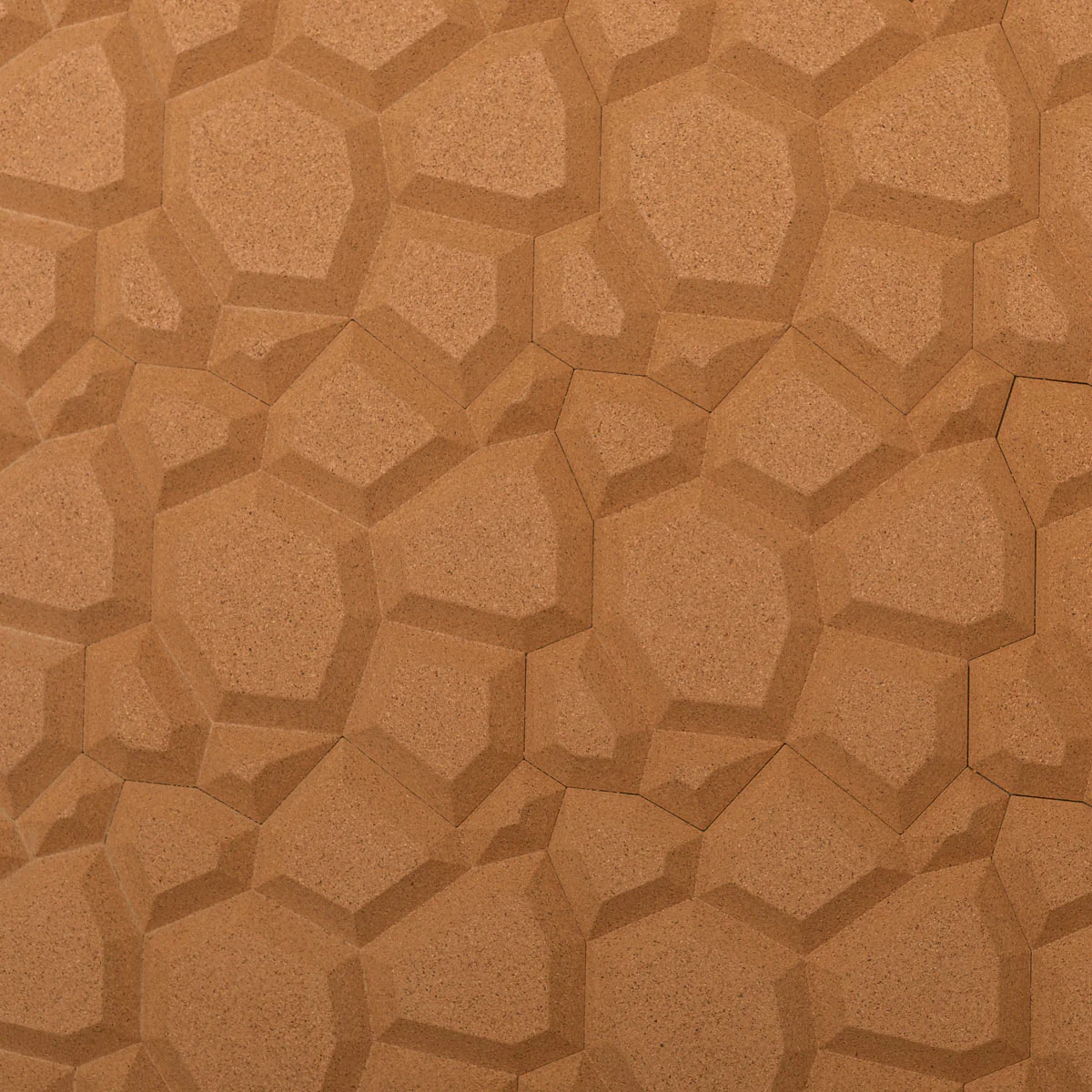 Muratto® Organic "Beehive Natural" Honeycomb Pattern Luxury Cork Wall Tiles - Image 5
