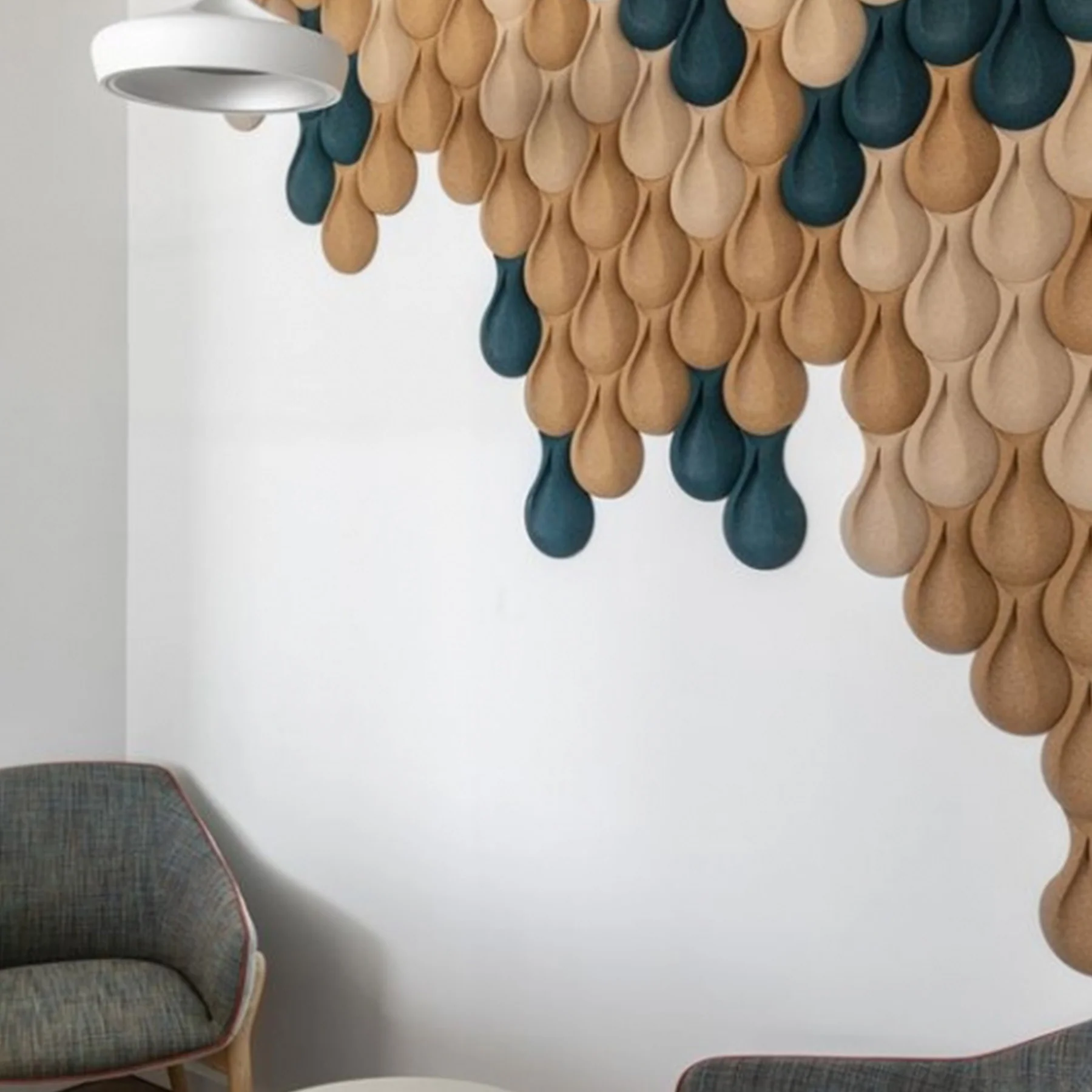 Muratto® Organic Drop Luxury Cork Wall Tiles - Image 22