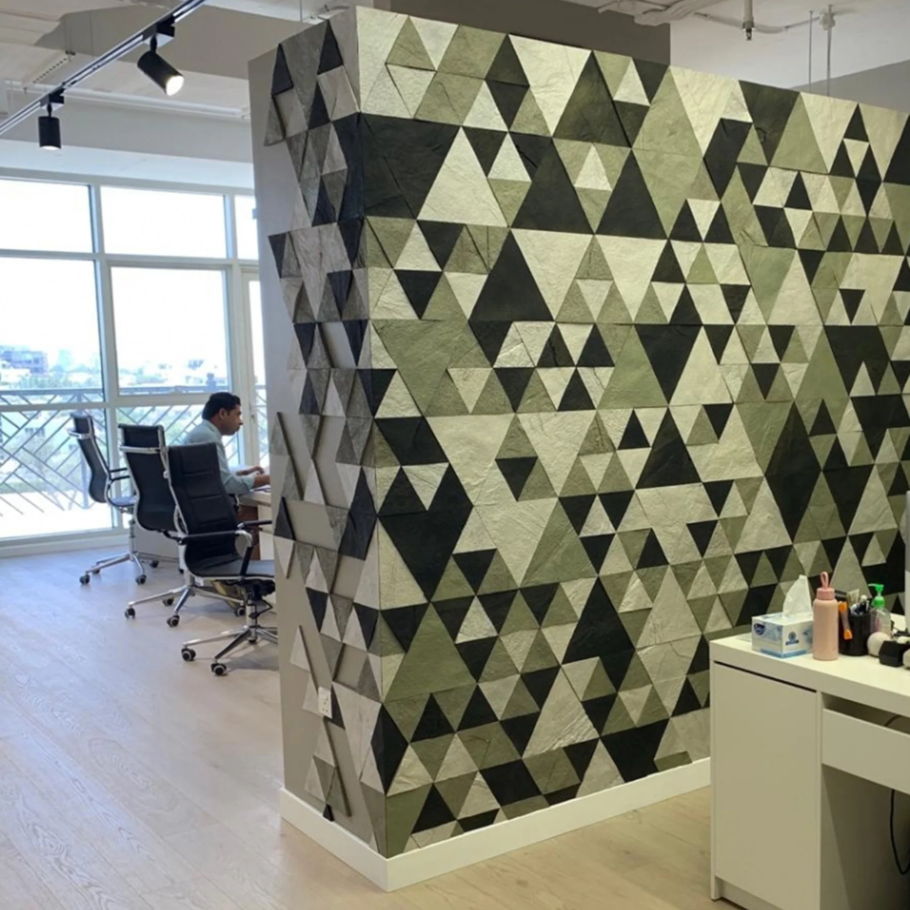 Muratto® Korkstone Triangle 3D Luxury Cork Wall Tiles - Image 13