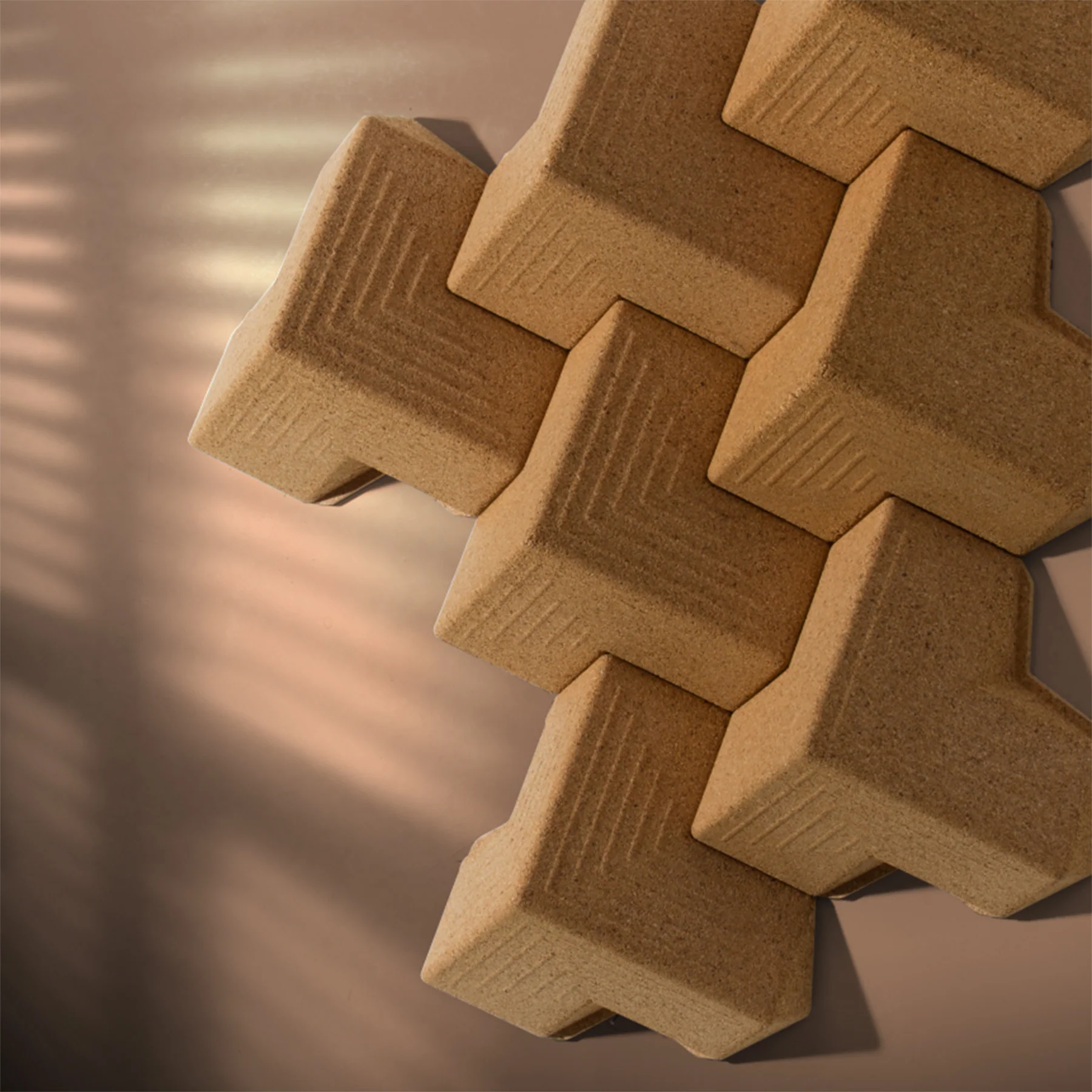 Muratto® Organic Kubus Luxury Cork Wall Tiles - Image 20
