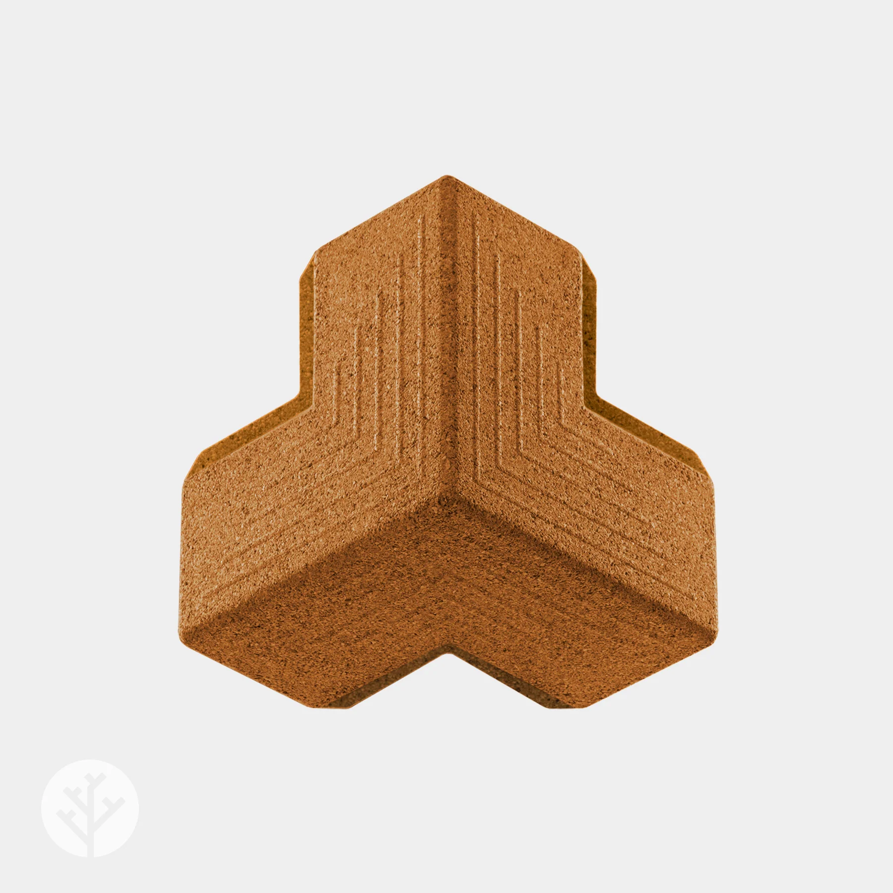 Muratto® Organic Kubus Luxury Cork Wall Tiles - Image 6