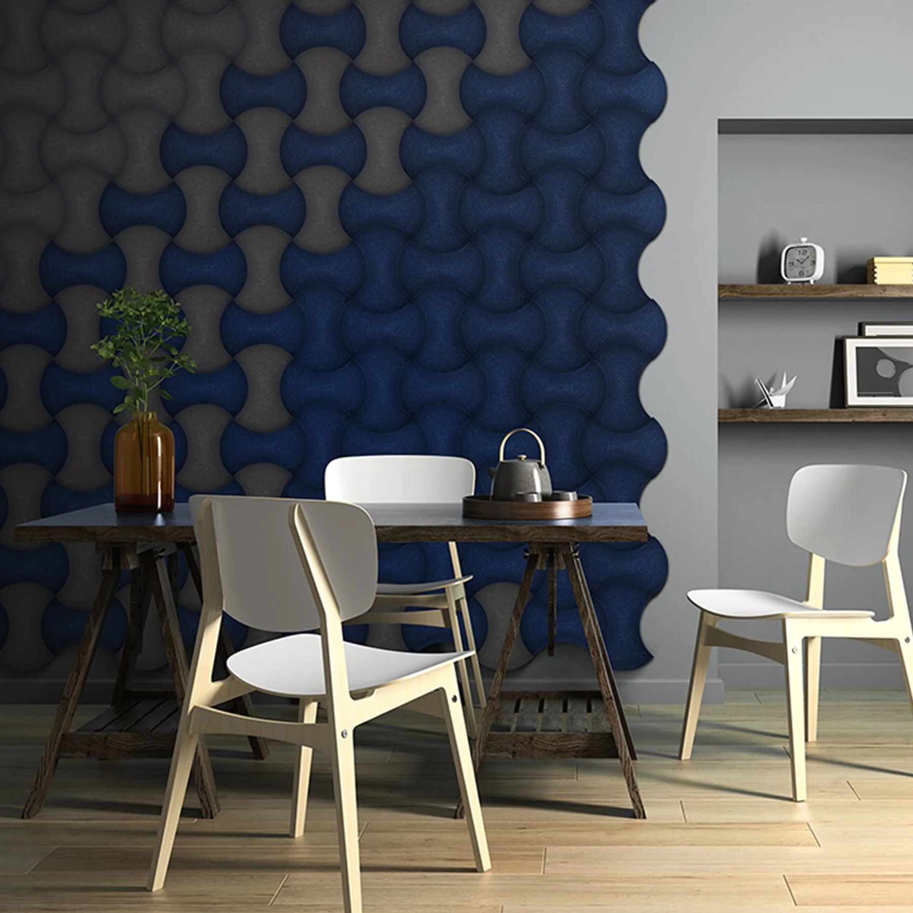 Muratto® Organic Senses Curved Luxury Cork Wall Tiles - Image 22
