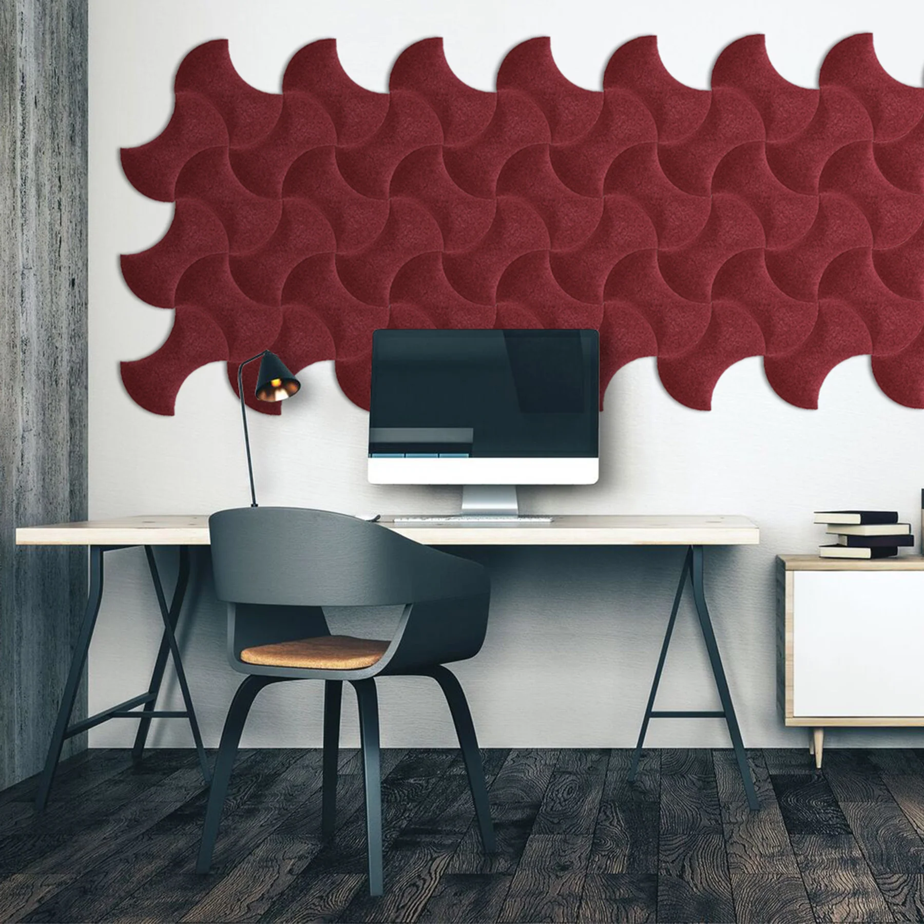 Muratto® Organic Senses Curved Luxury Cork Wall Tiles - Image 24