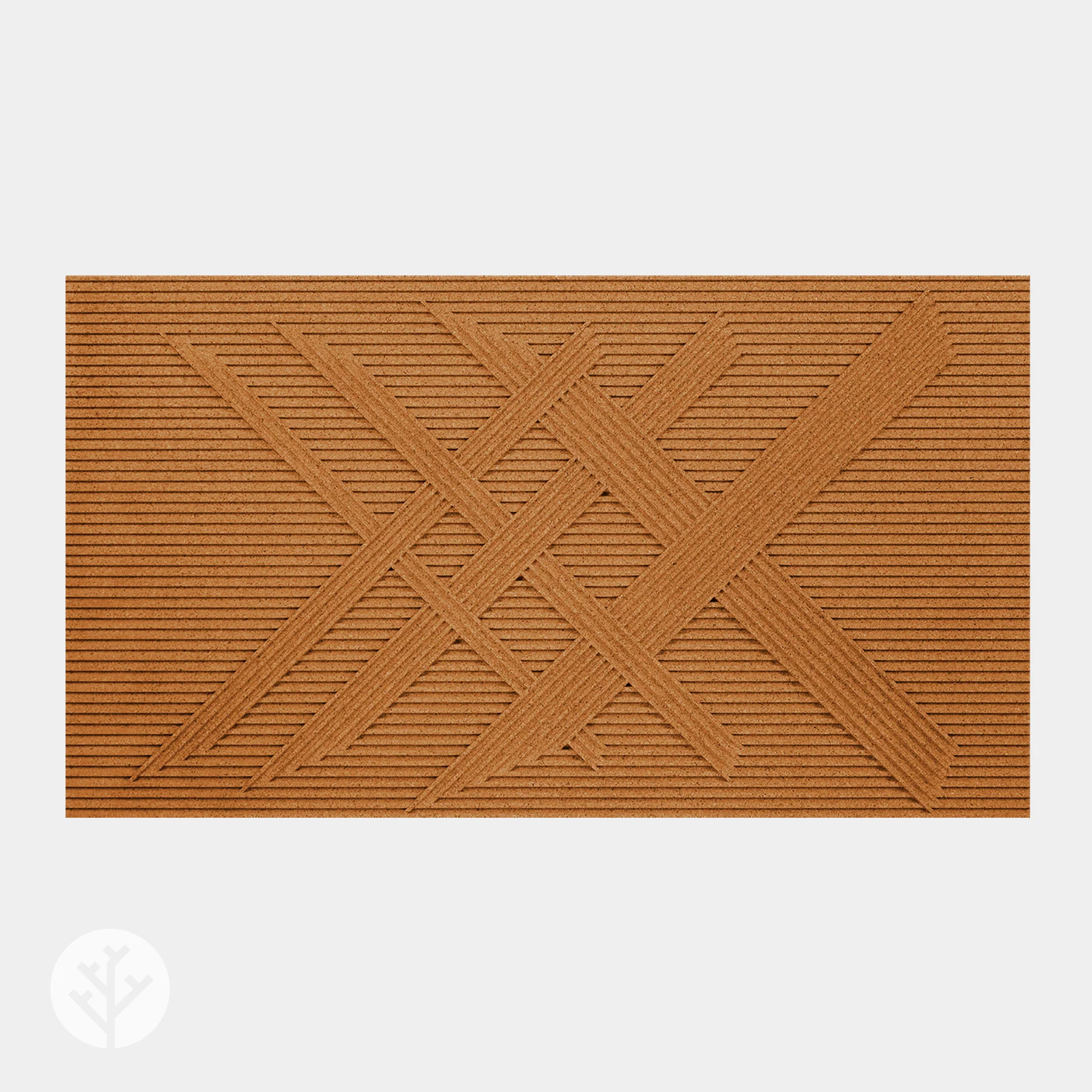Muratto® Organic Strips Cross Luxury Cork Wall Tiles - Image 6