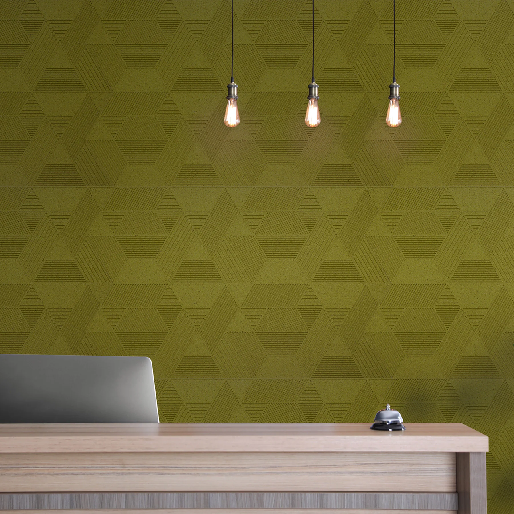 Muratto® Organic Strips Geometric Luxury Cork Wall Tiles