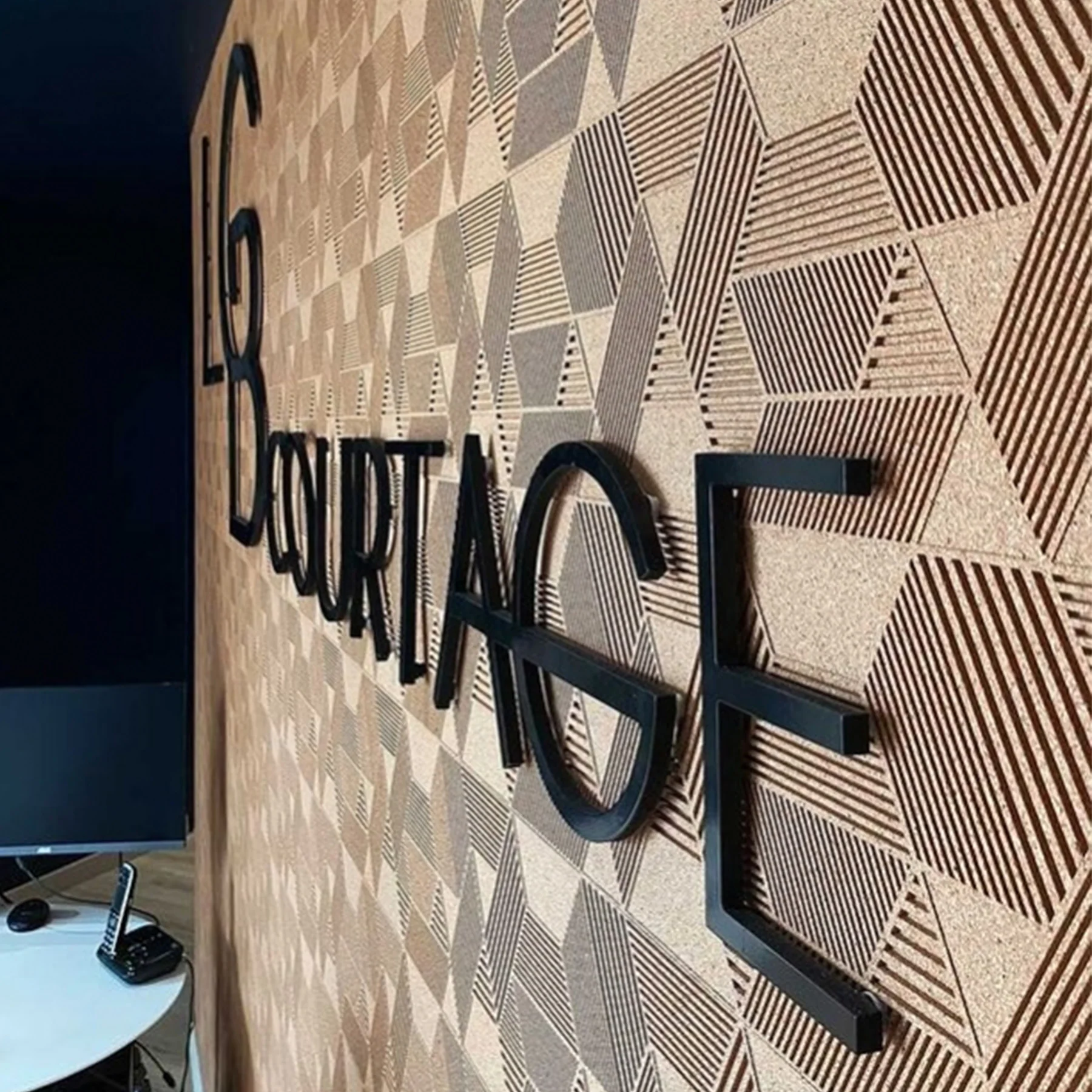 Muratto® Organic Strips Geometric Luxury Cork Wall Tiles - Image 21