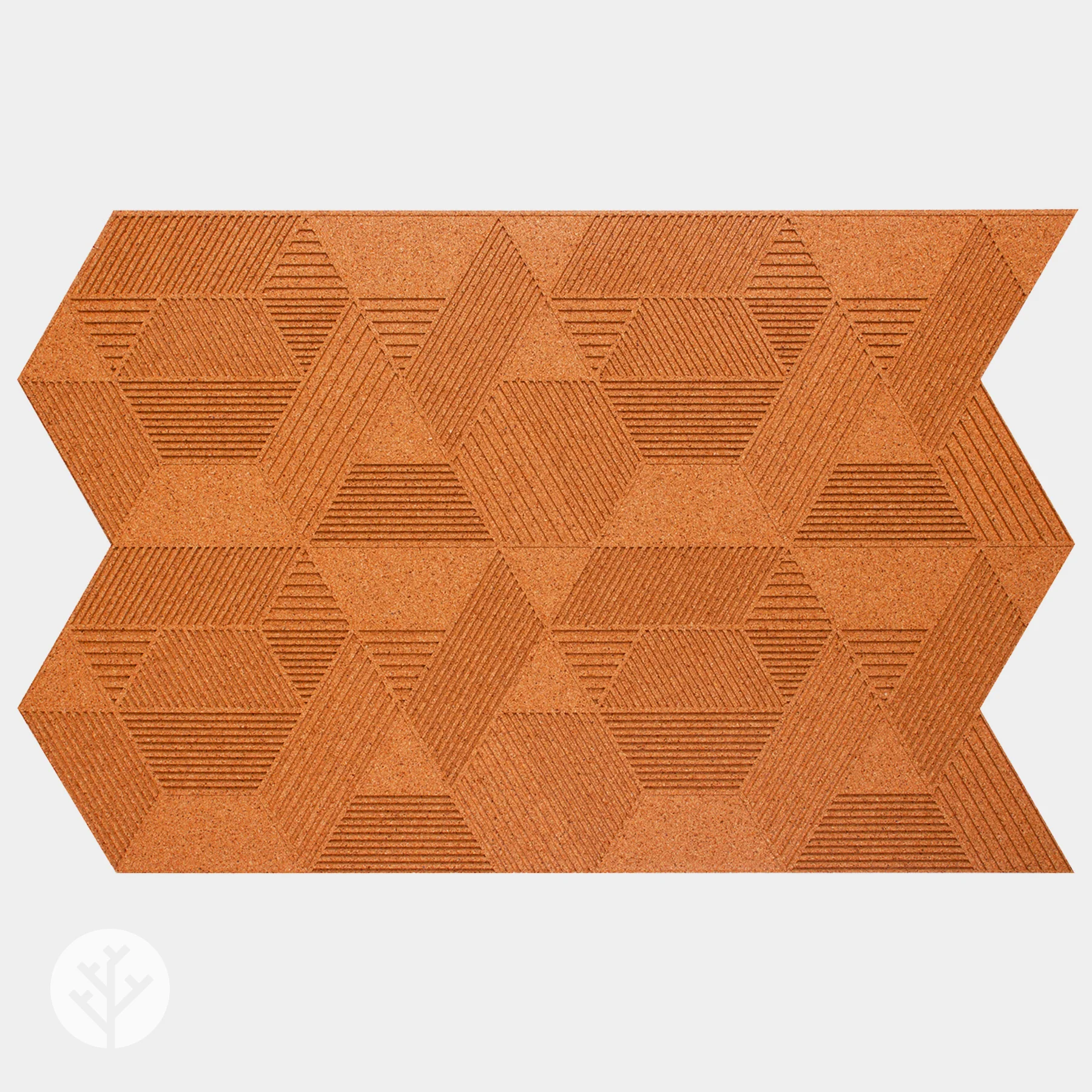 Muratto® Organic Strips Geometric Luxury Cork Wall Tiles - Image 6