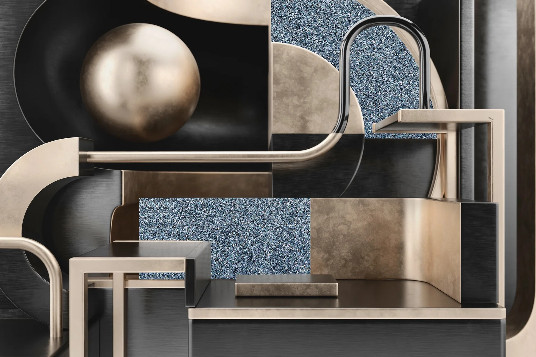 White Mother of Pearl Natural Galaxy Dark Shell Veneer - Image 3