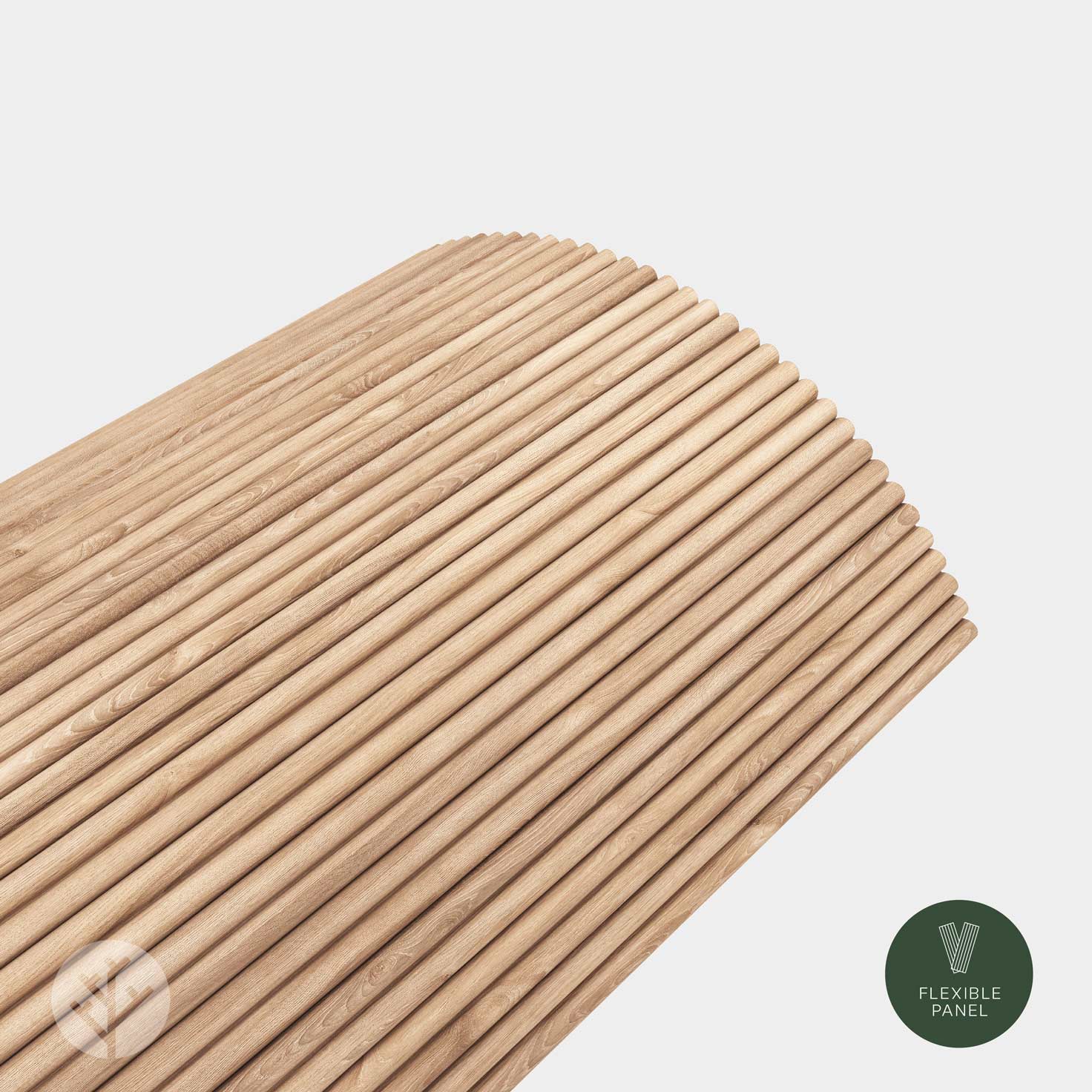 Flutto® Oak Mini-Ridge Flexible Tambour Wood Panels - Image 8