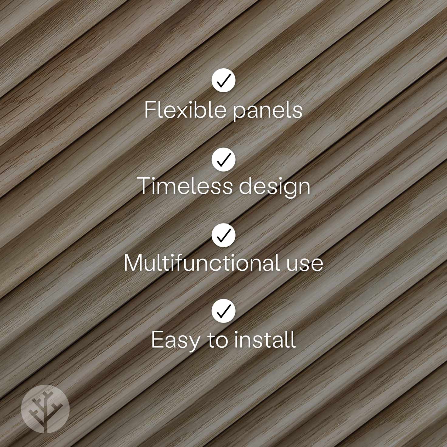 Flutto® Oak Mini-Ridge Flexible Tambour Wood Panels - Image 9