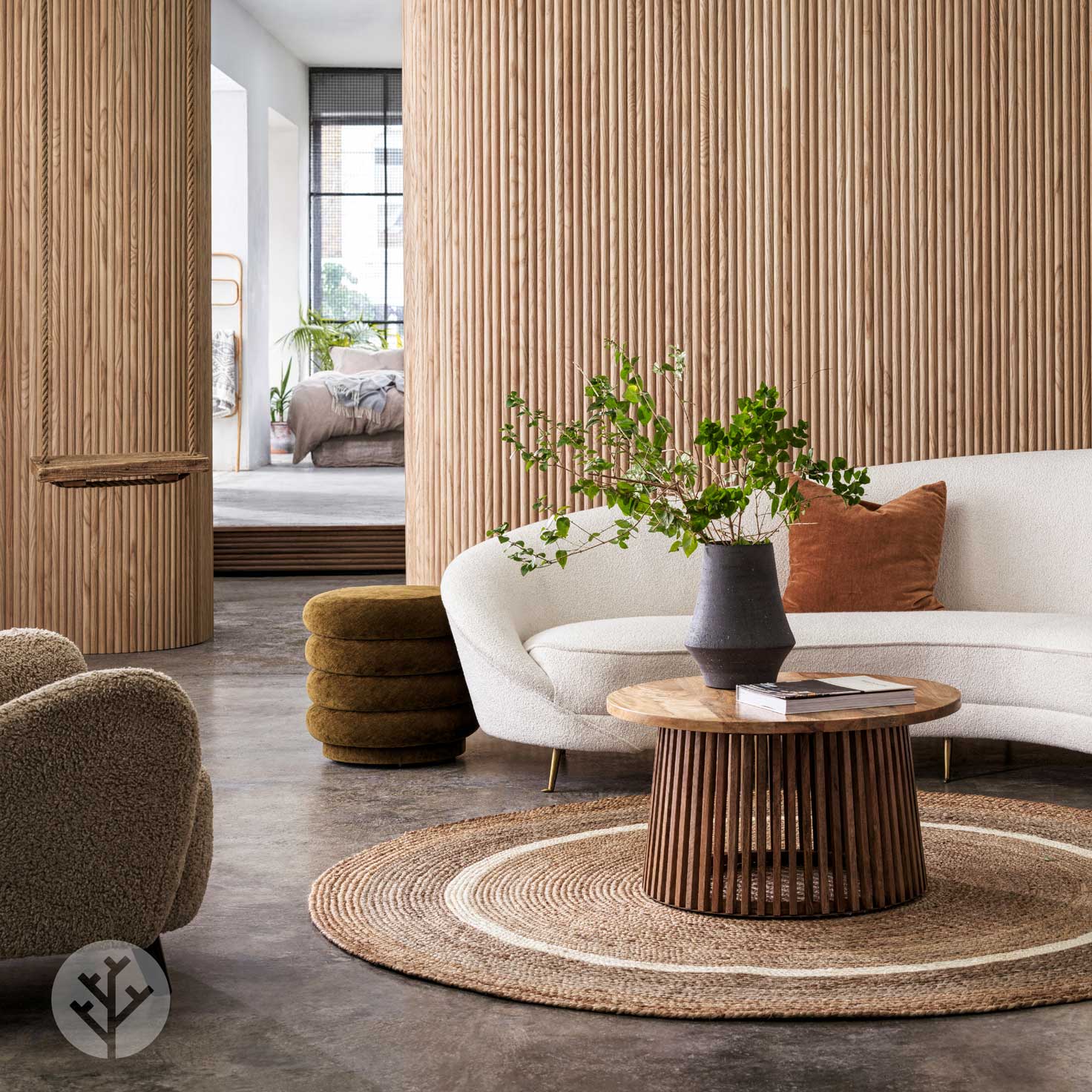 Flutto® Oak Ridge Flexible Tambour Wood Panels - Image 10