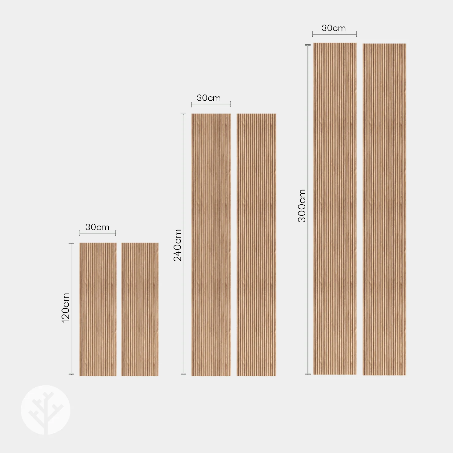 Flutto® Oak Mini-Ridge Flexible Tambour Wood Panels - Image 7