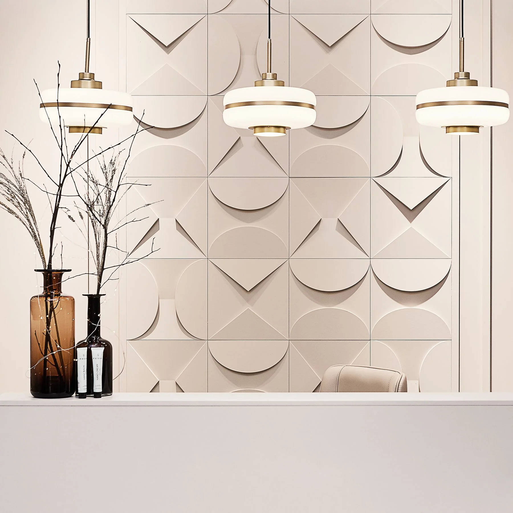 Circle 3D Paintable Wall Panels | Orac W107