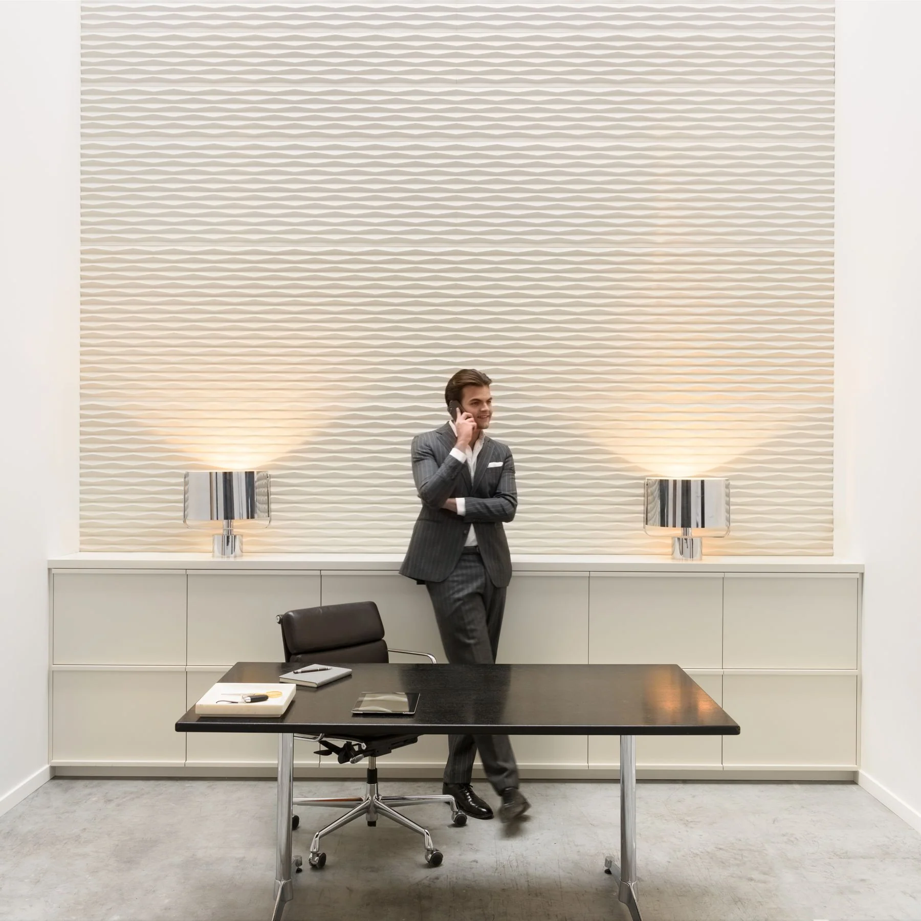 Ridge 3D Paintable Wall Panels | Orac W112 - Image 3