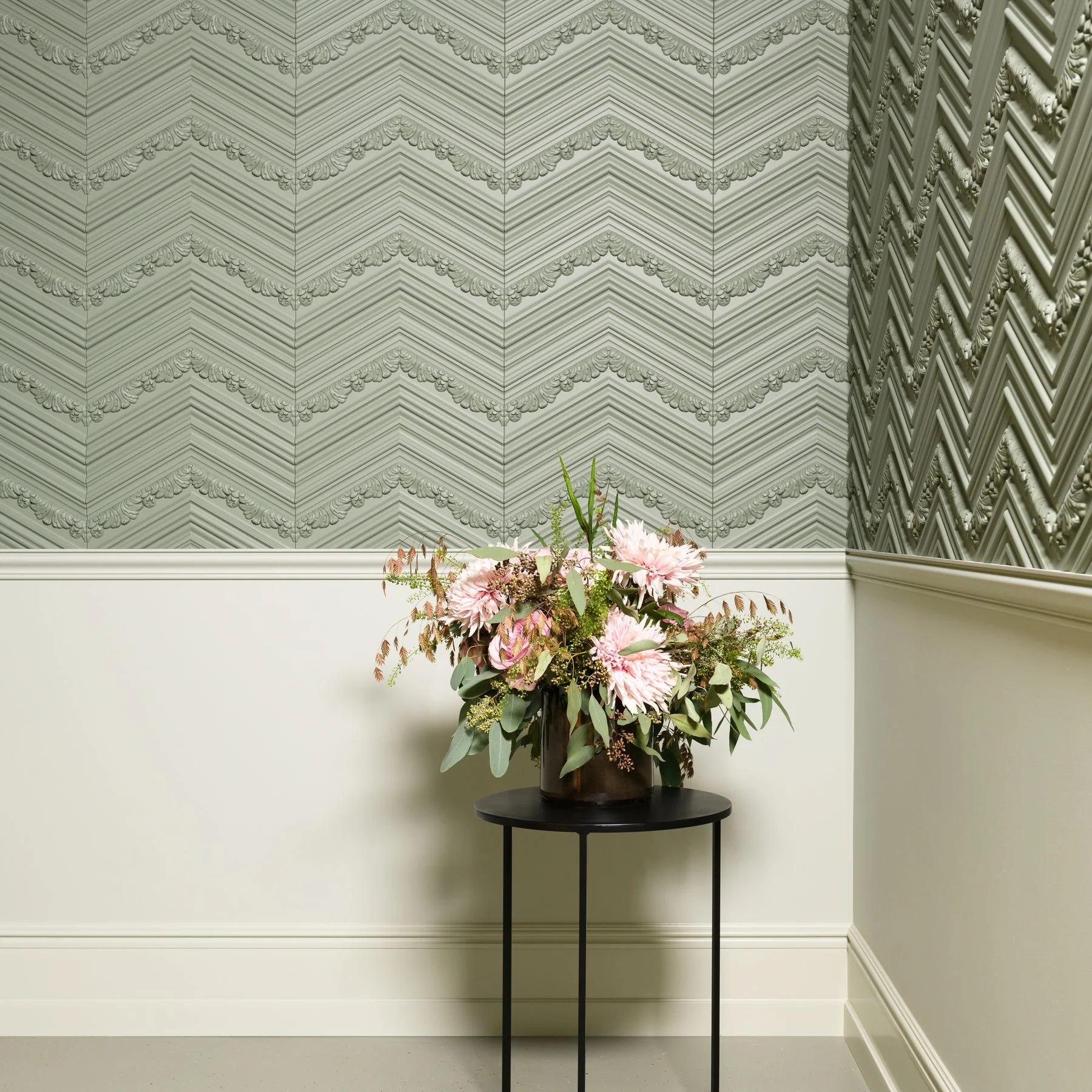 Chevron 3D Paintable Wall Panels | Orac W130