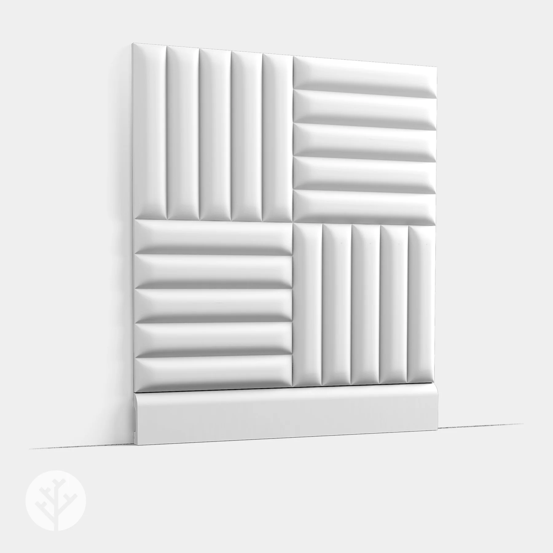 Quilt 3D Paintable Wall Panels | Orac W218 - Image 3