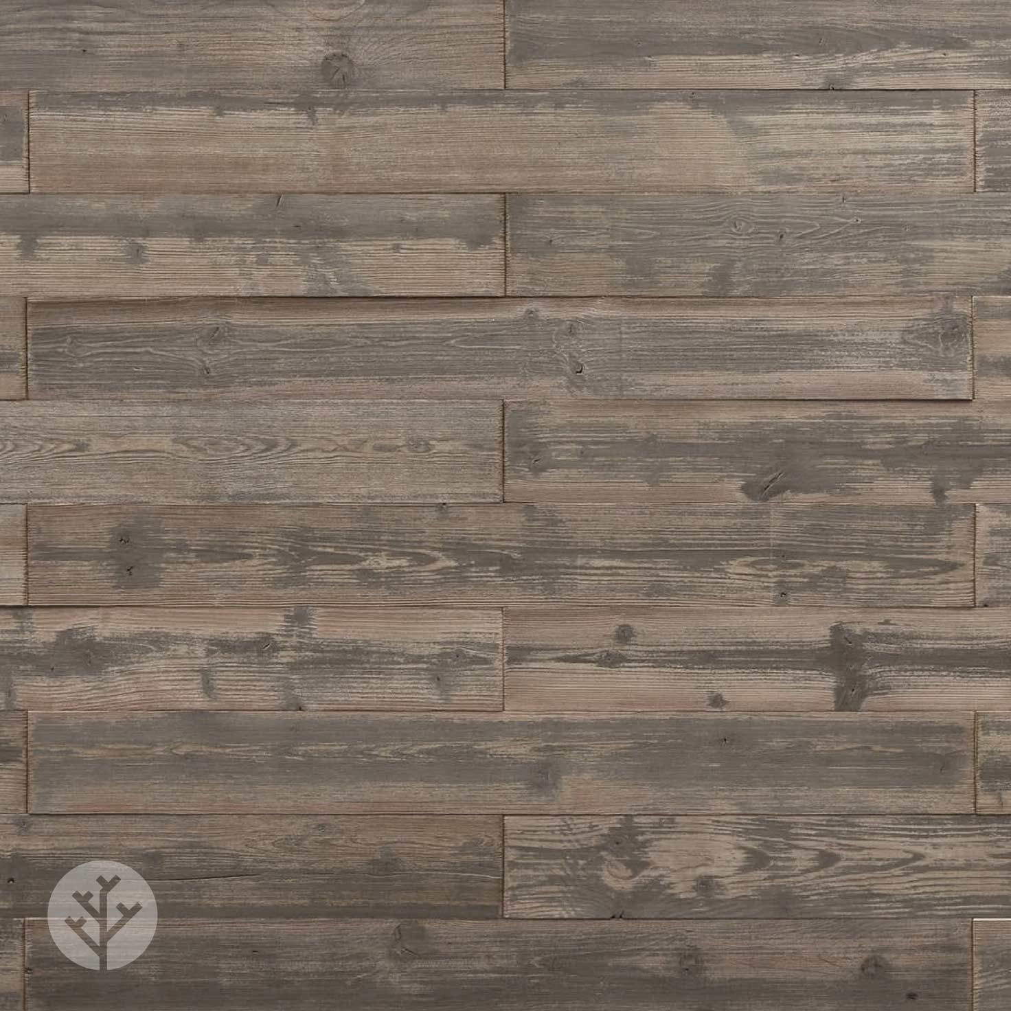 Reclaimed Brown Peel and Stick Wood Wall Panels - Image 3