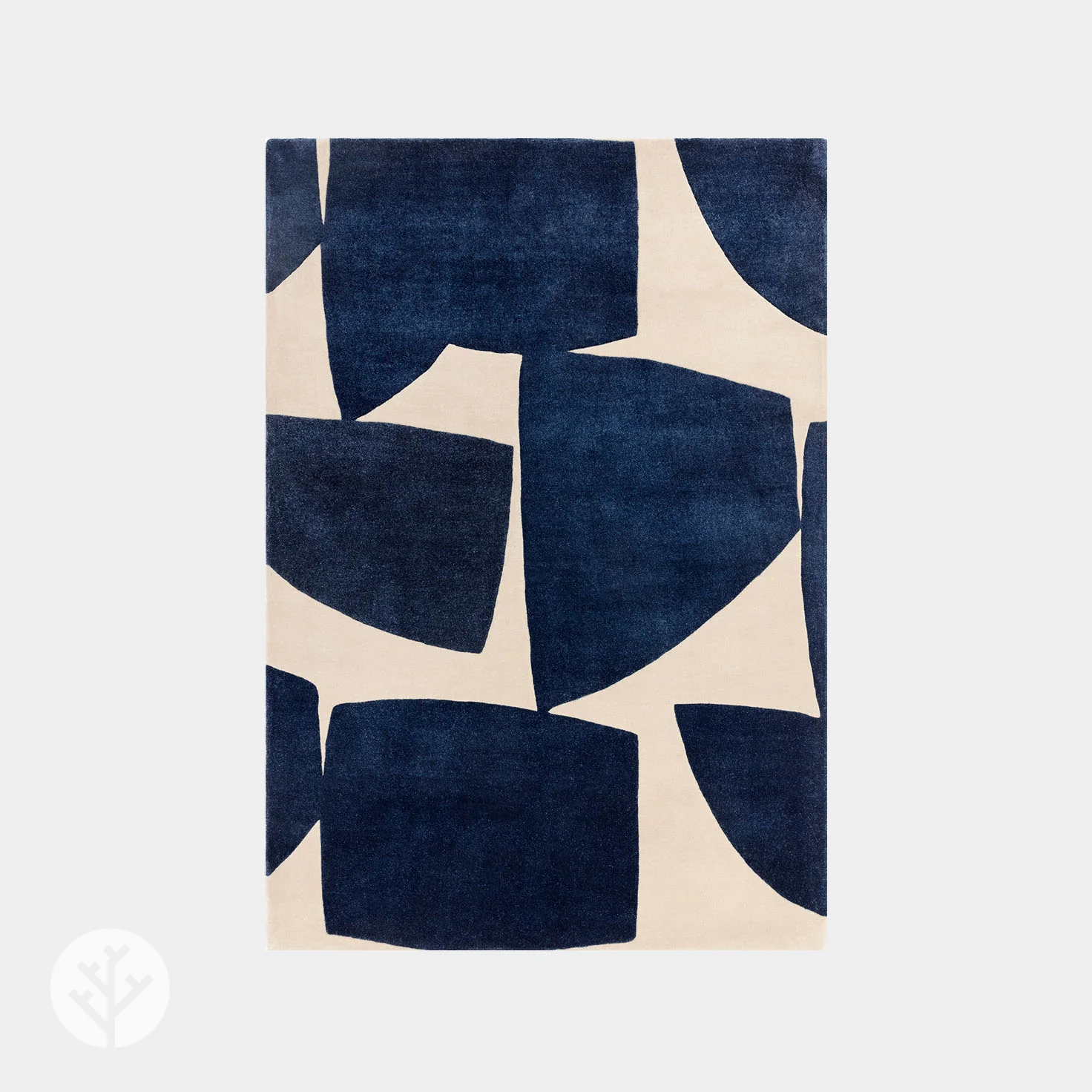 Retro Blue Kite Luxury Rug | WVH® - Image 2