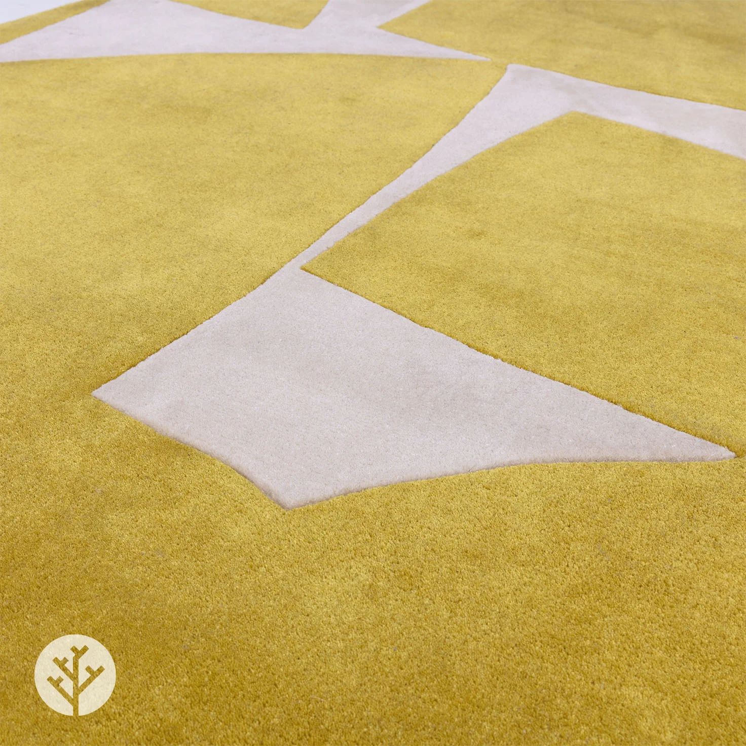 Retro Chartreuse Kite Luxury Rug | WVH® - Image 3