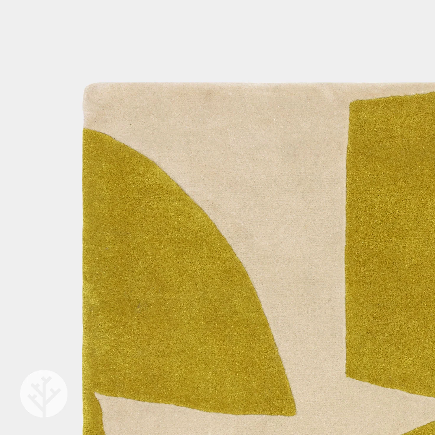 Retro Chartreuse Kite Luxury Rug | WVH® - Image 5