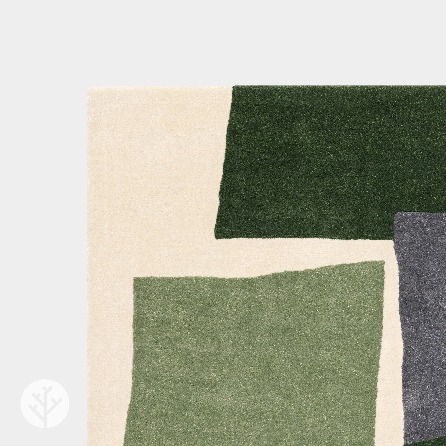 Retro Green Papercut Luxury Rug | WVH® - Image 5