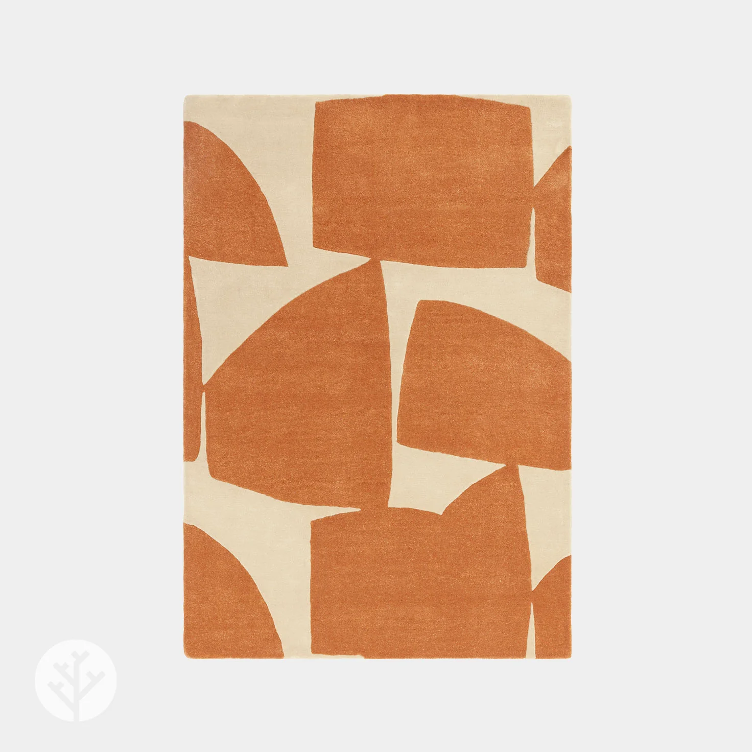 Retro Orange Kite Luxury Rug | WVH® - Image 2