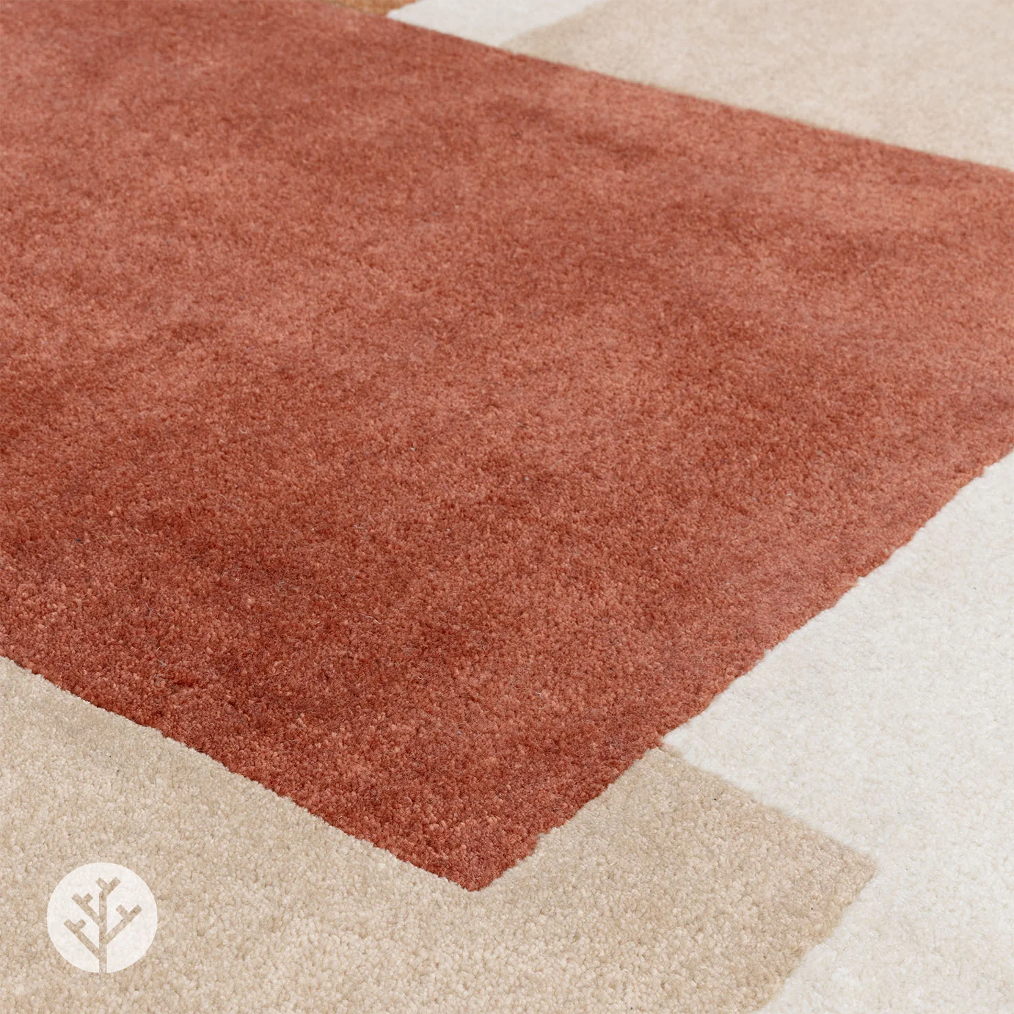 Retro Red Papercut Luxury Rug | WVH® - Image 3