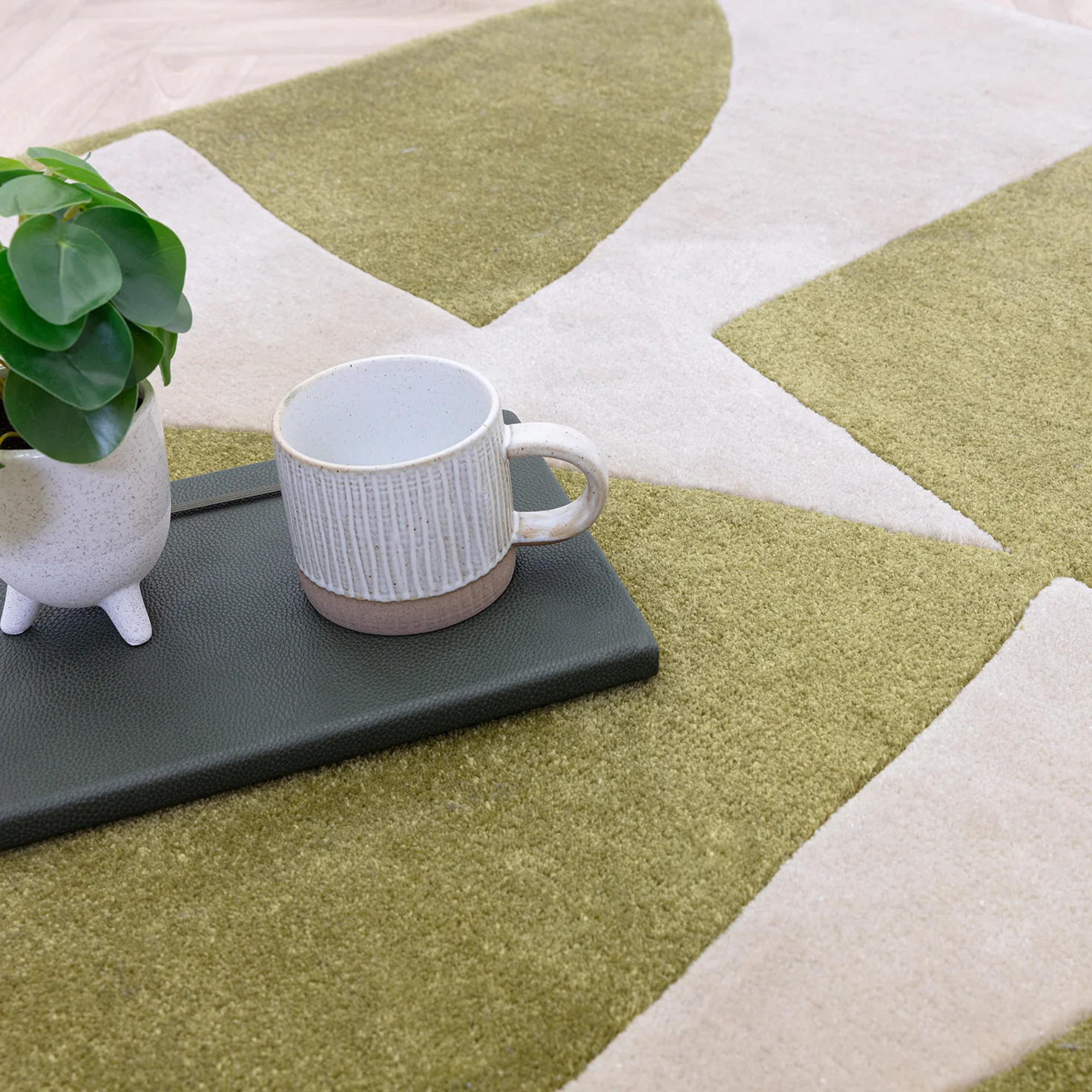 Retro Sage Kite Luxury Rug | WVH® - Image 7