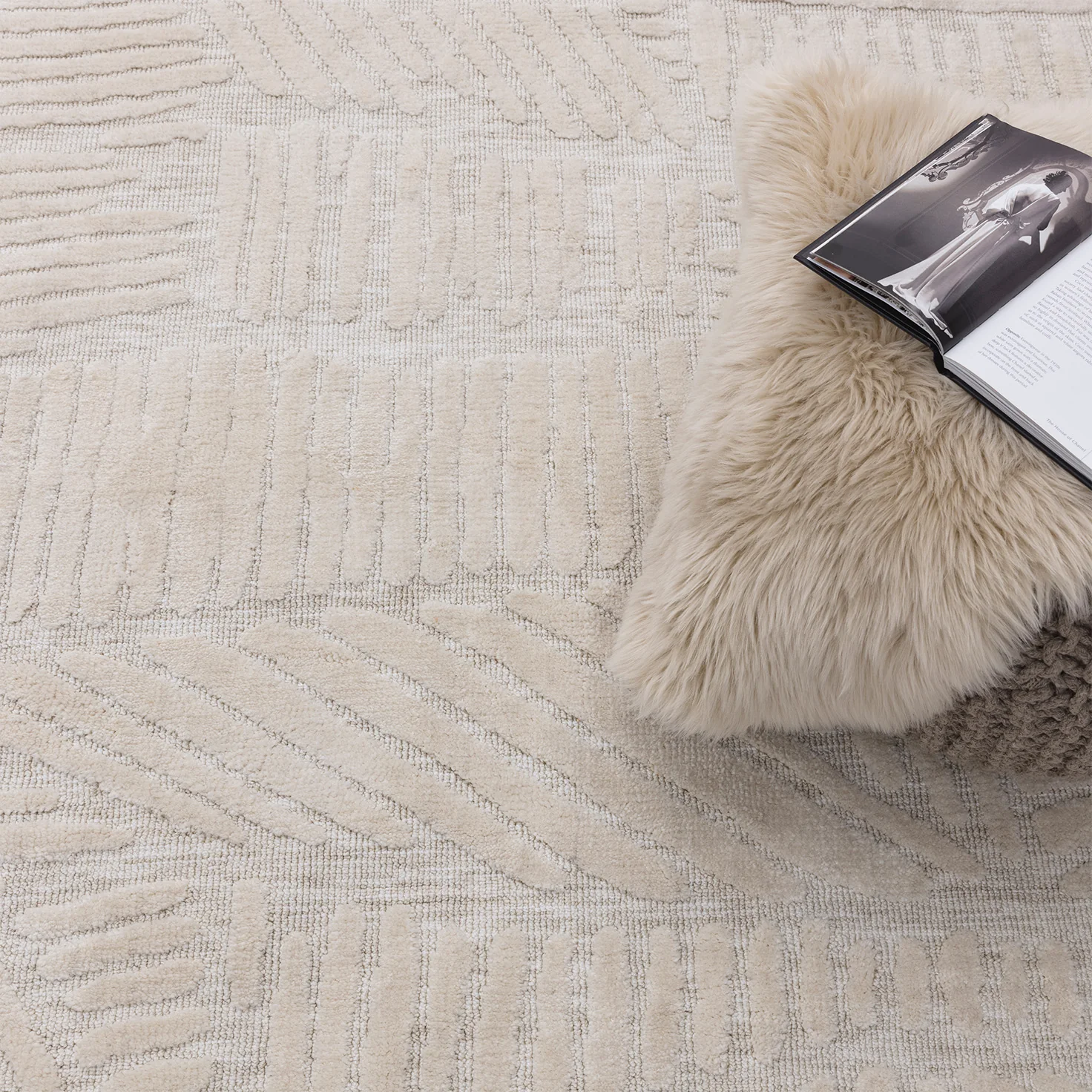 Shape Beige Trapezium Luxury Rug | WVH® - Image 6